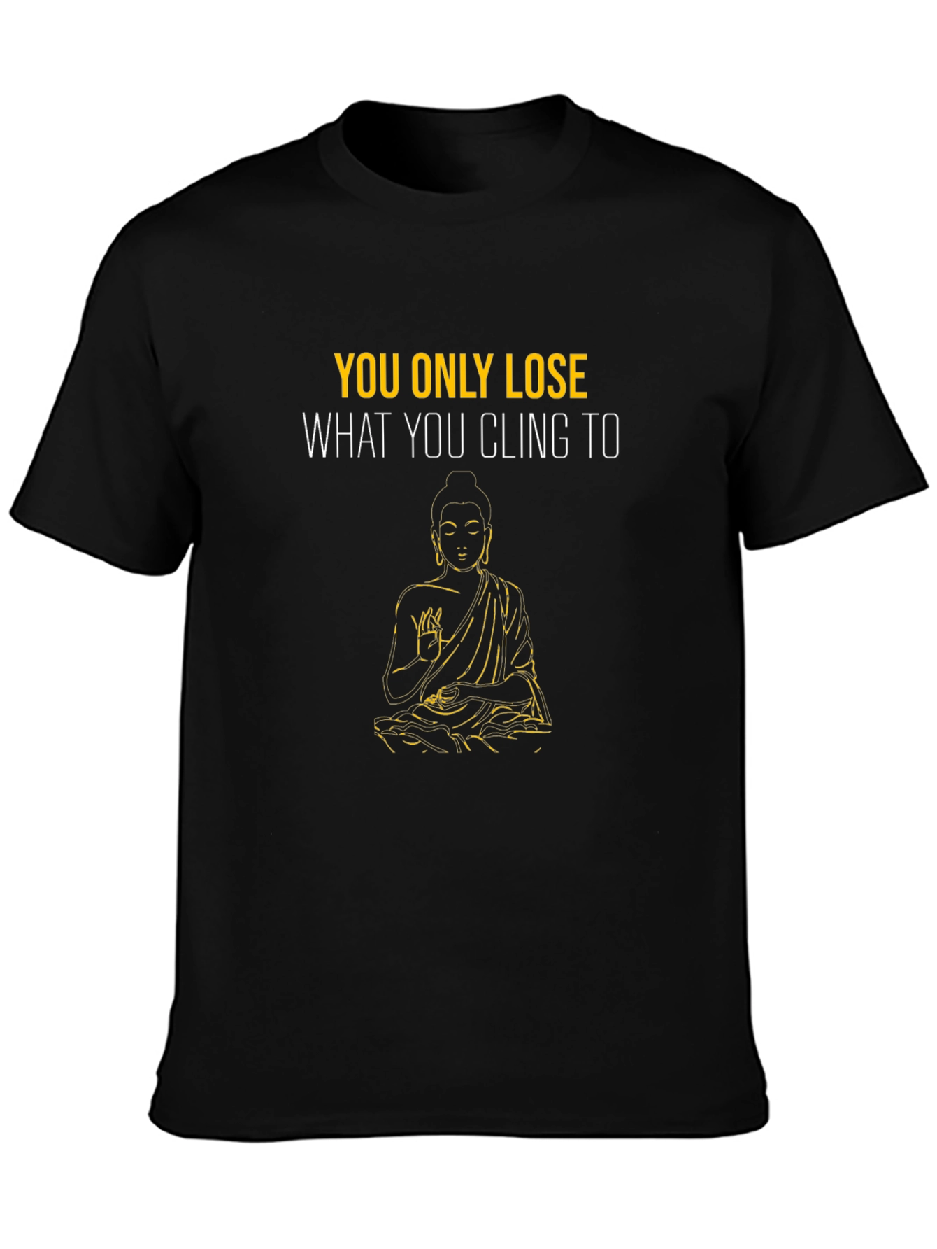 Buddha Quote Black T-Shirt