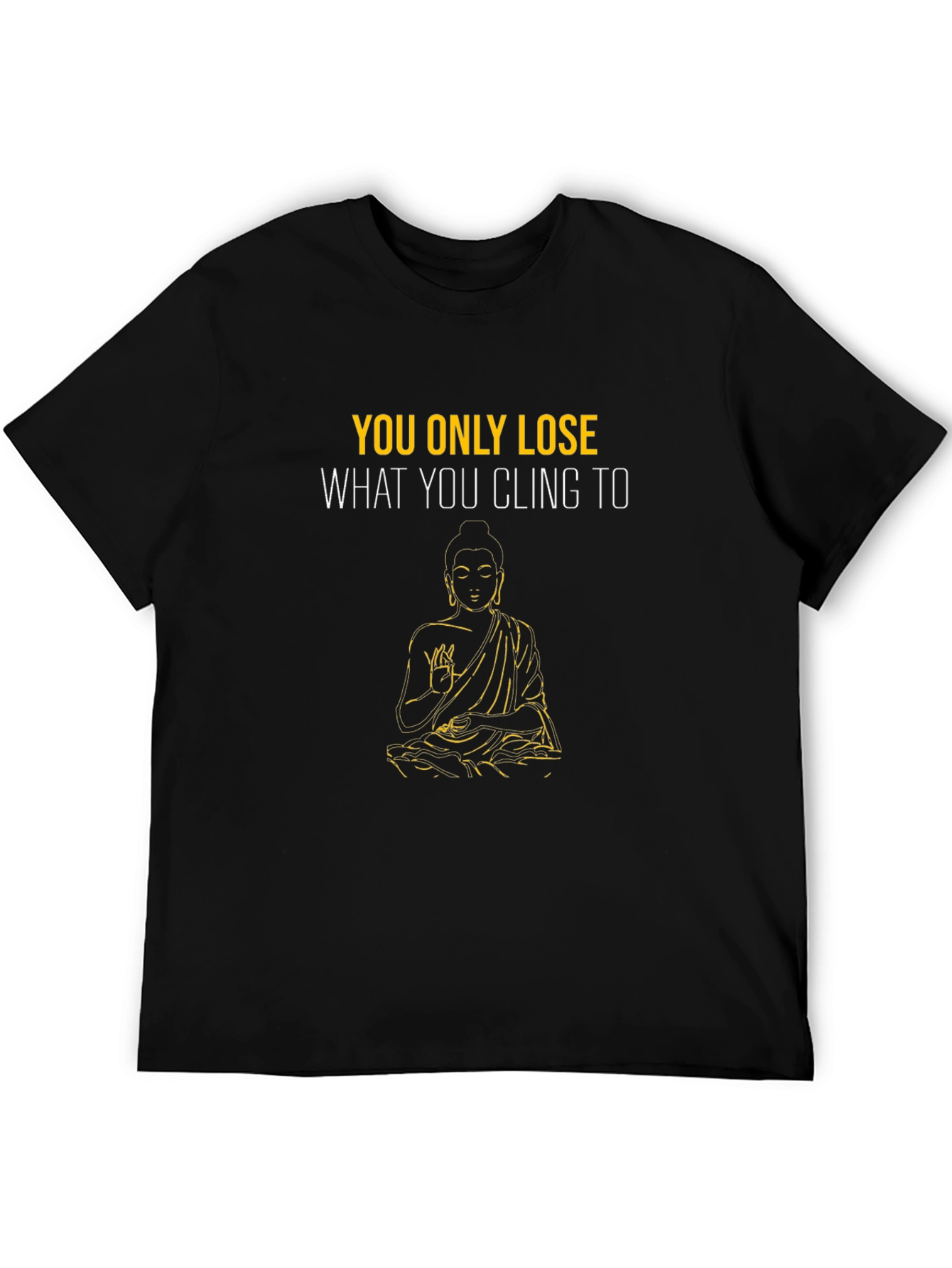 Buddha Quote Black T-Shirt