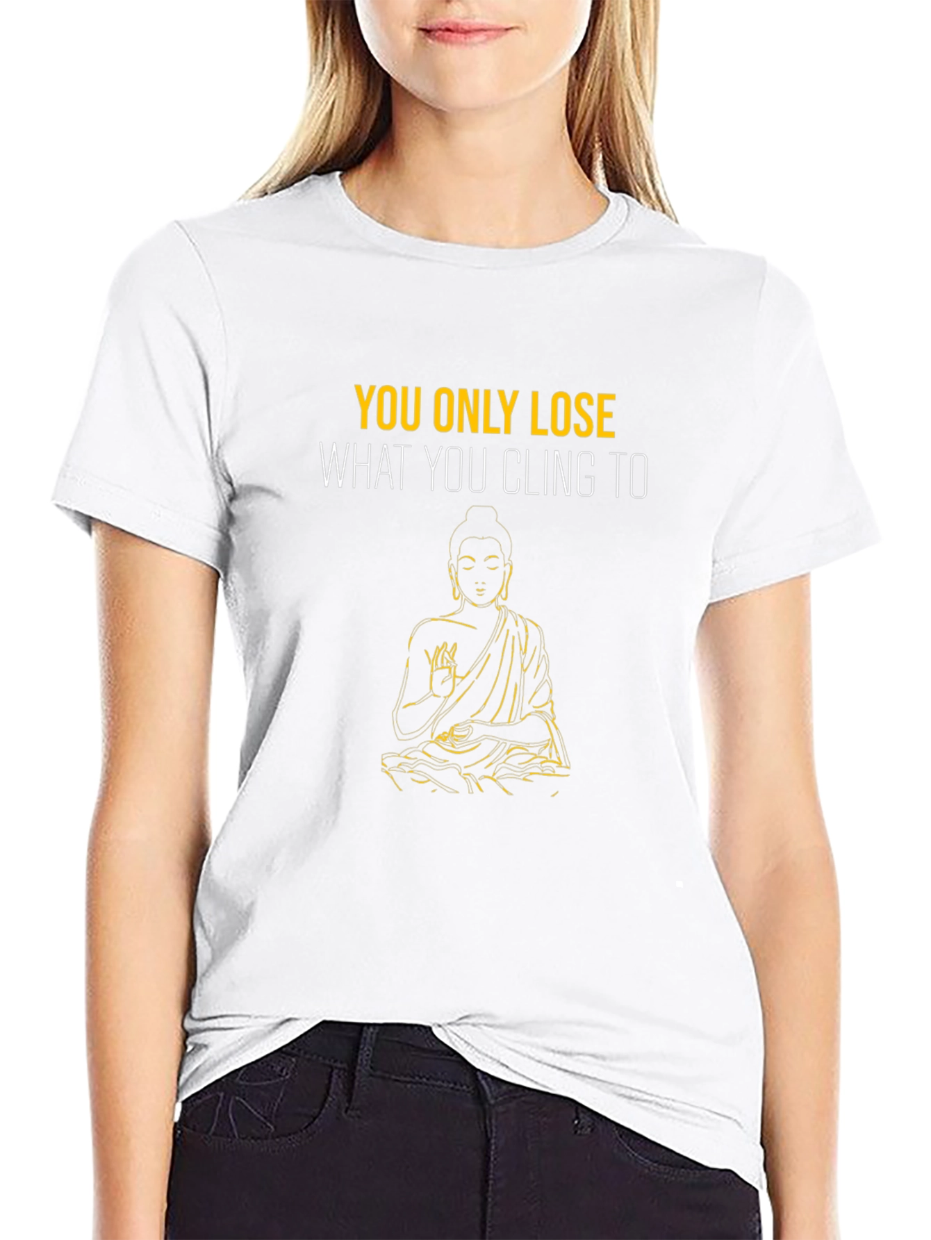 Buddha Quote Black T-Shirt