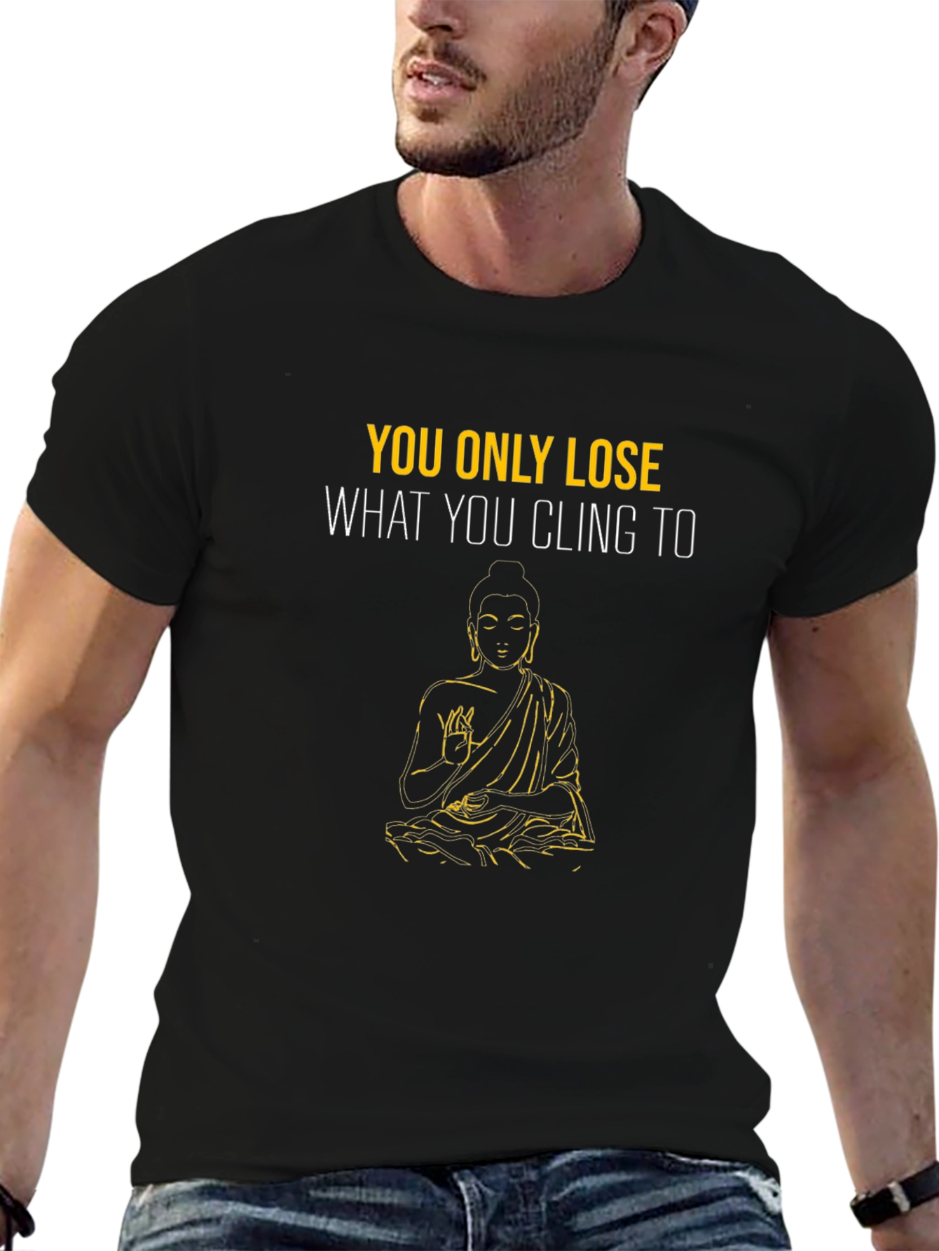 Buddha Quote Black T-Shirt