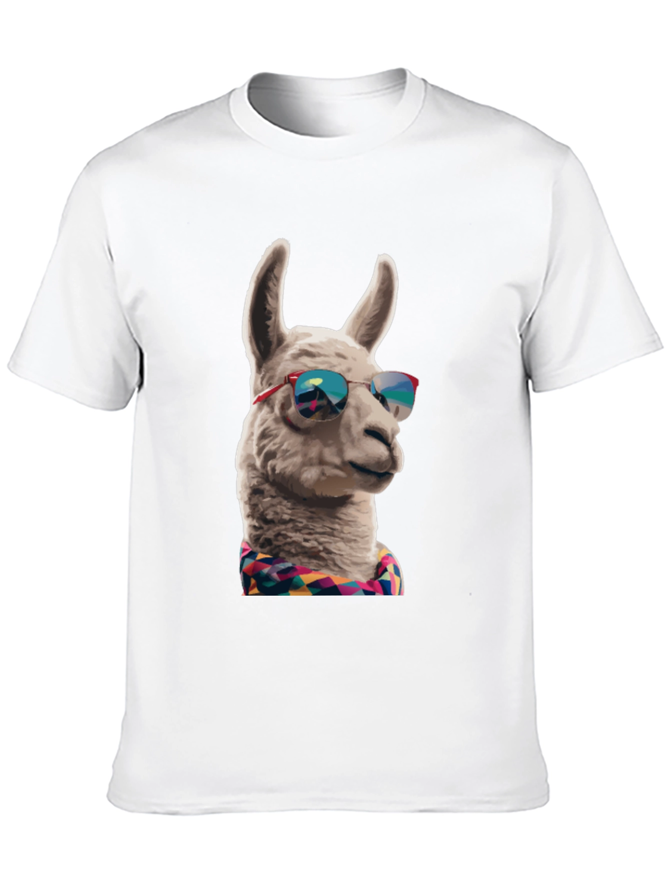 Cool Llama Graphic Tee - Black