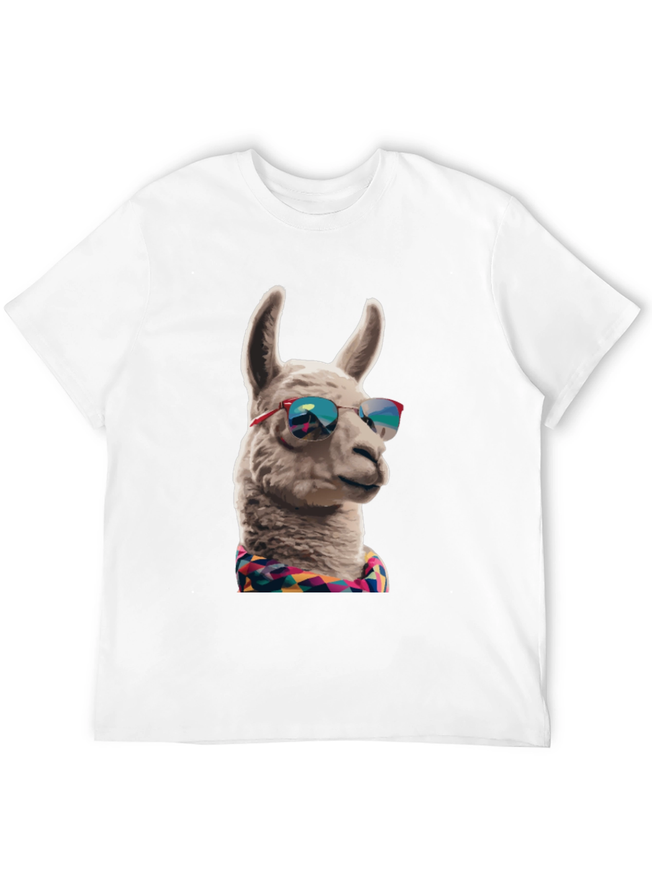 Cool Llama Graphic Tee - Black