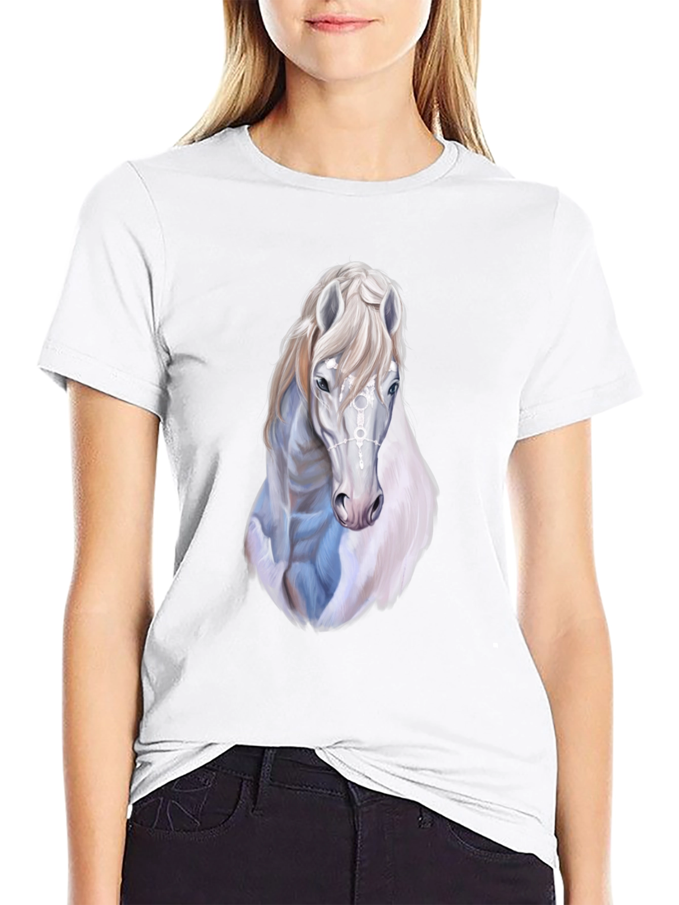 Horse Graphic Print Tee