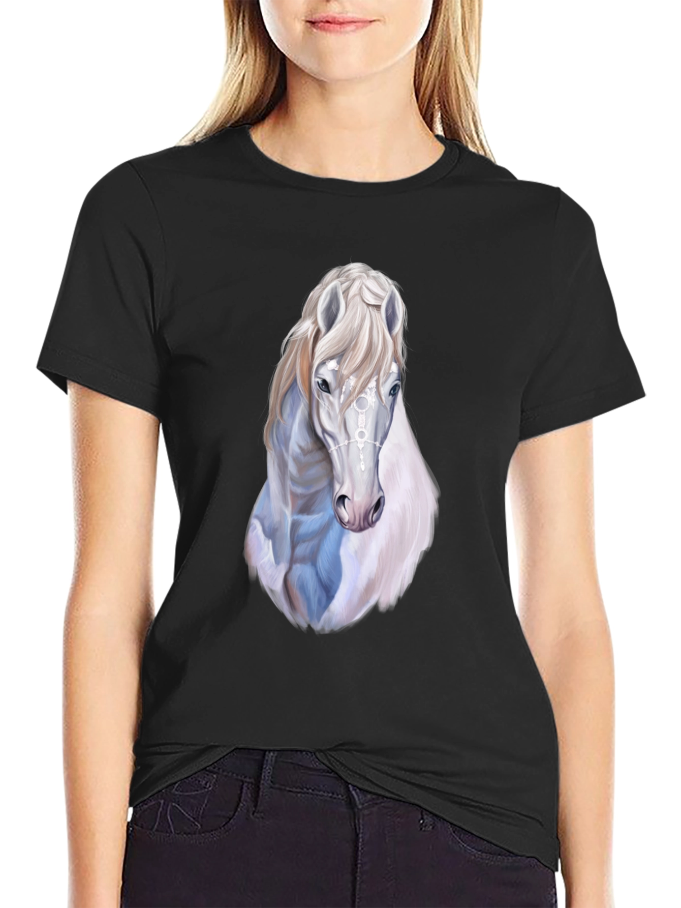 Horse Graphic Print Tee