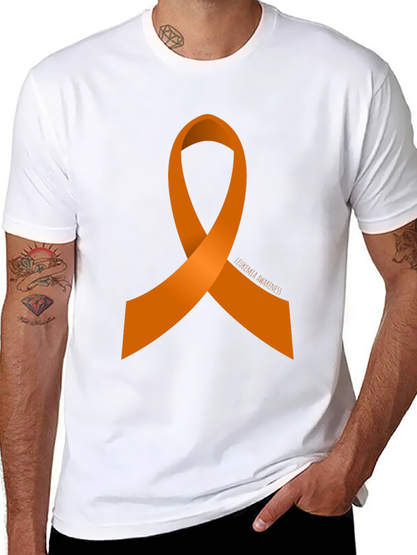 Leukemia Awareness Ribbon T-Shirt