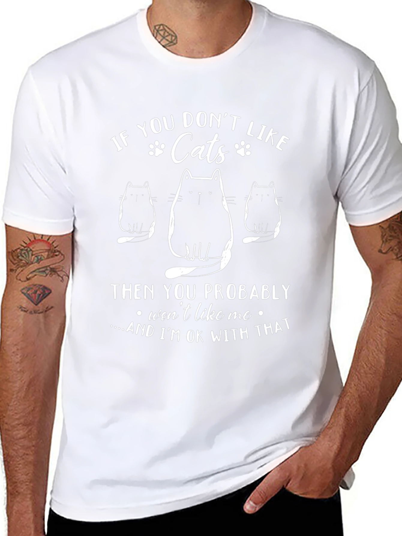 Funny Cats T-Shirt - If You Dont Like Cats...