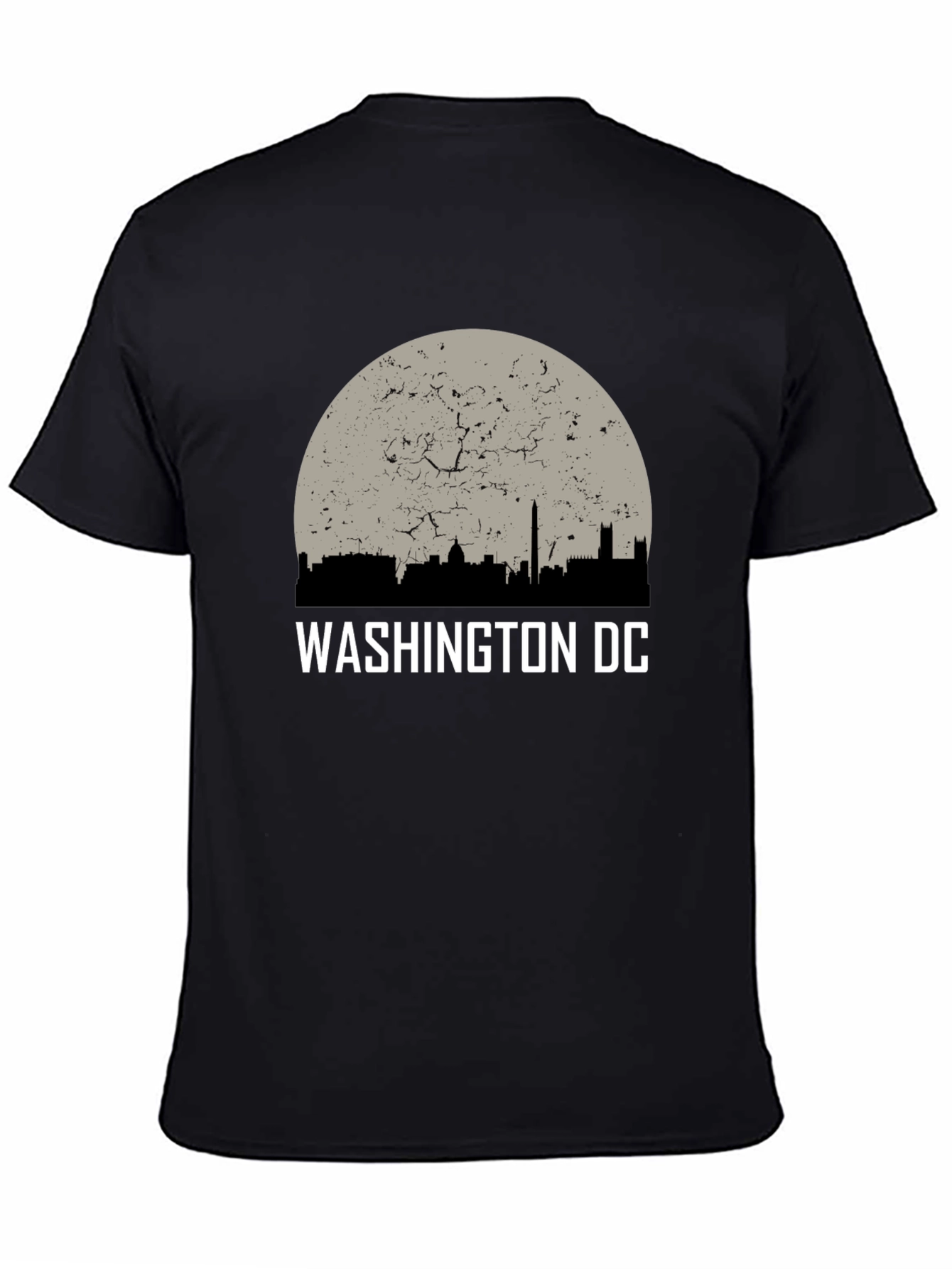 Washington DC Skyline T-Shirt - Black