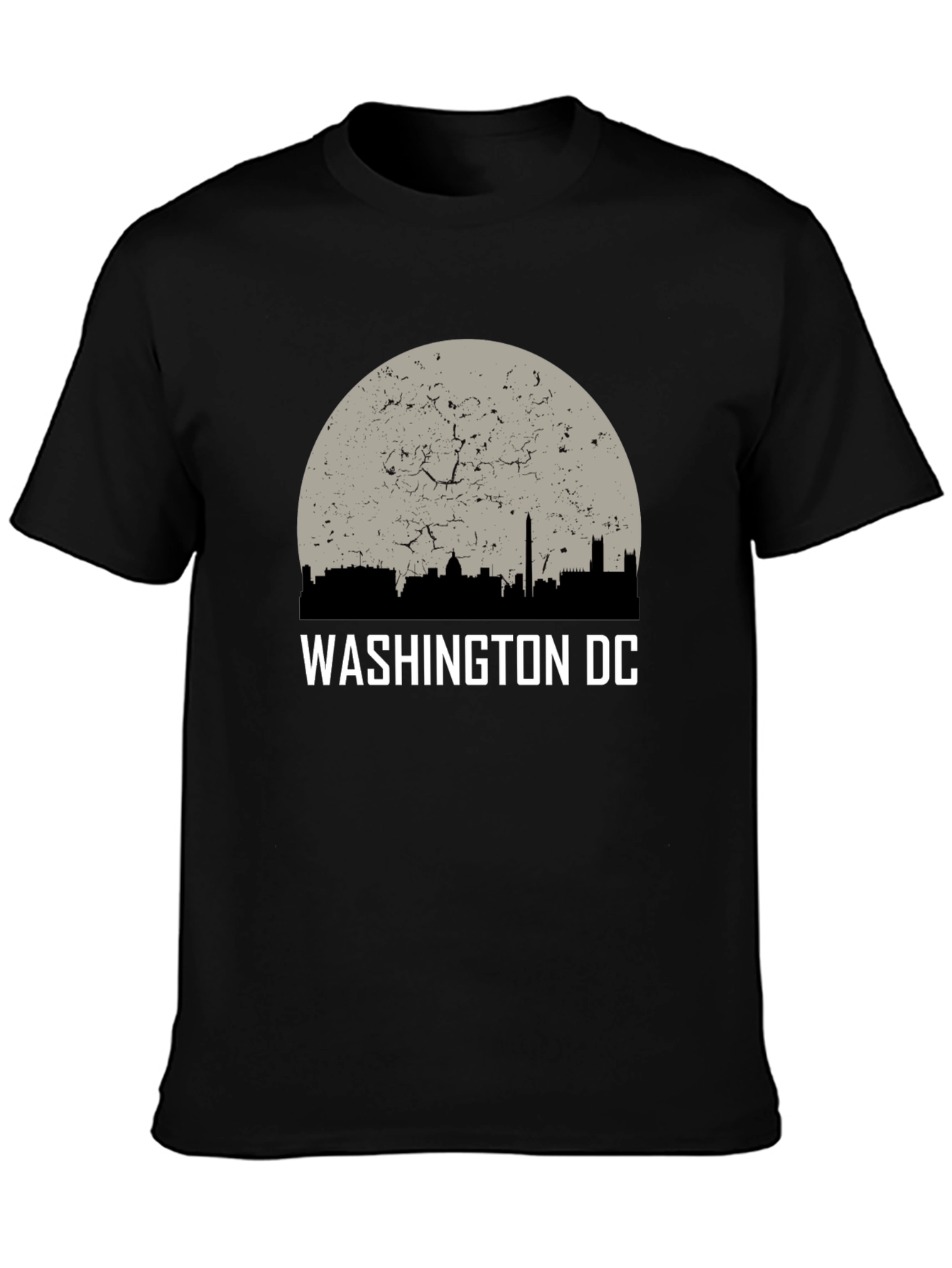 Washington DC Skyline T-Shirt - Black