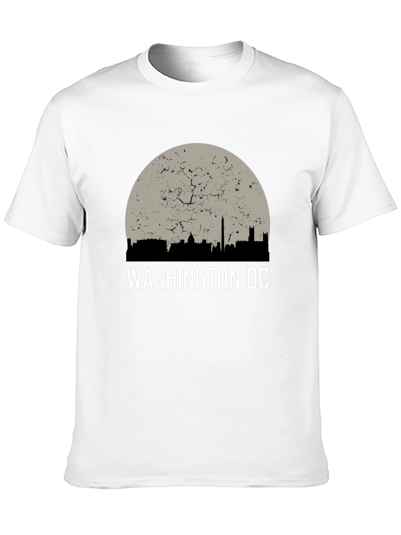 Washington DC Skyline T-Shirt - Black