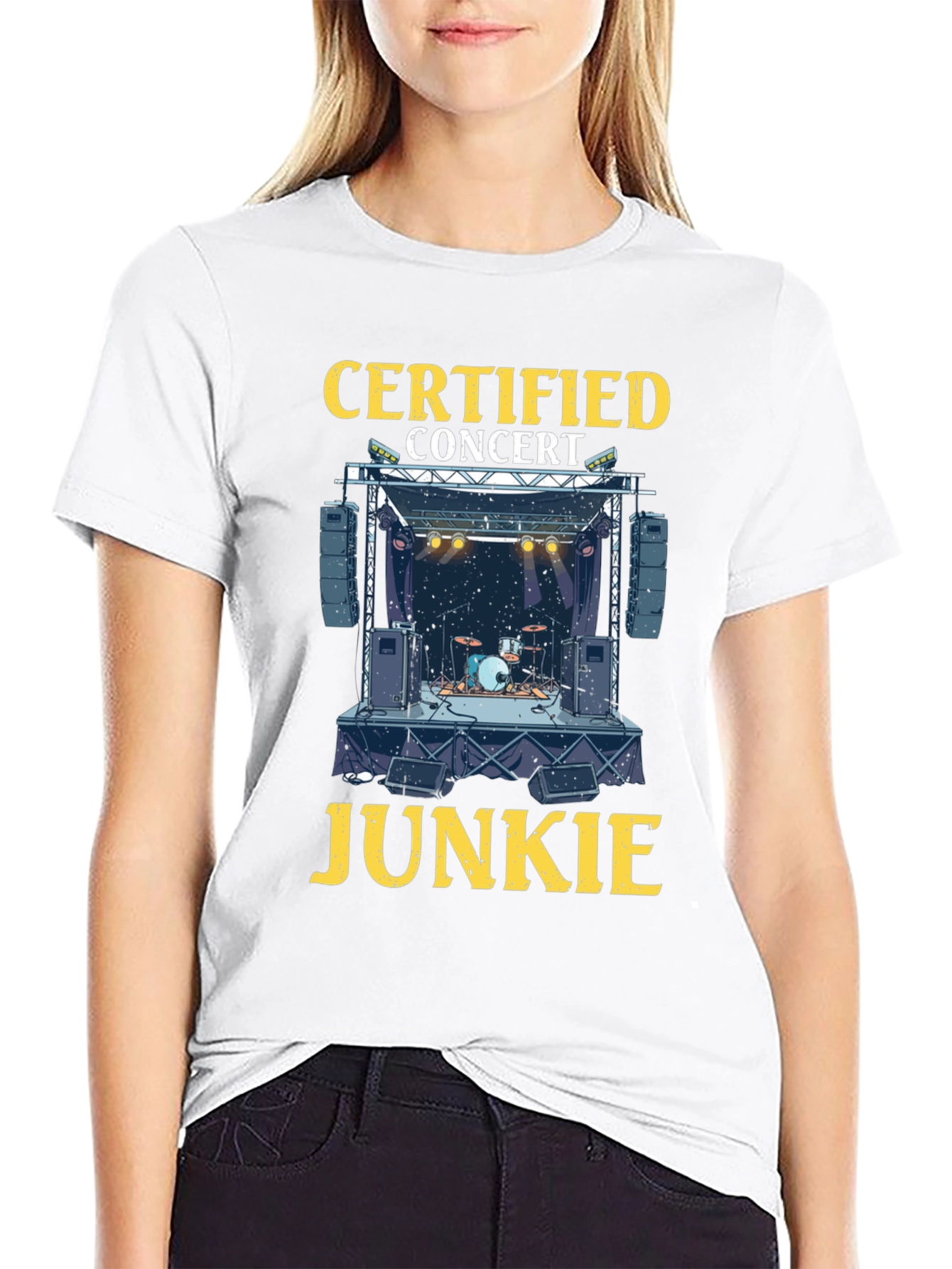 Certified Concert Junkie Graphic T-Shirt
