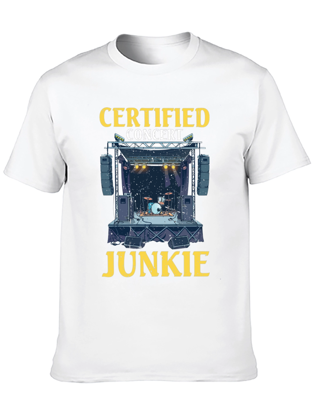 Certified Concert Junkie Graphic T-Shirt