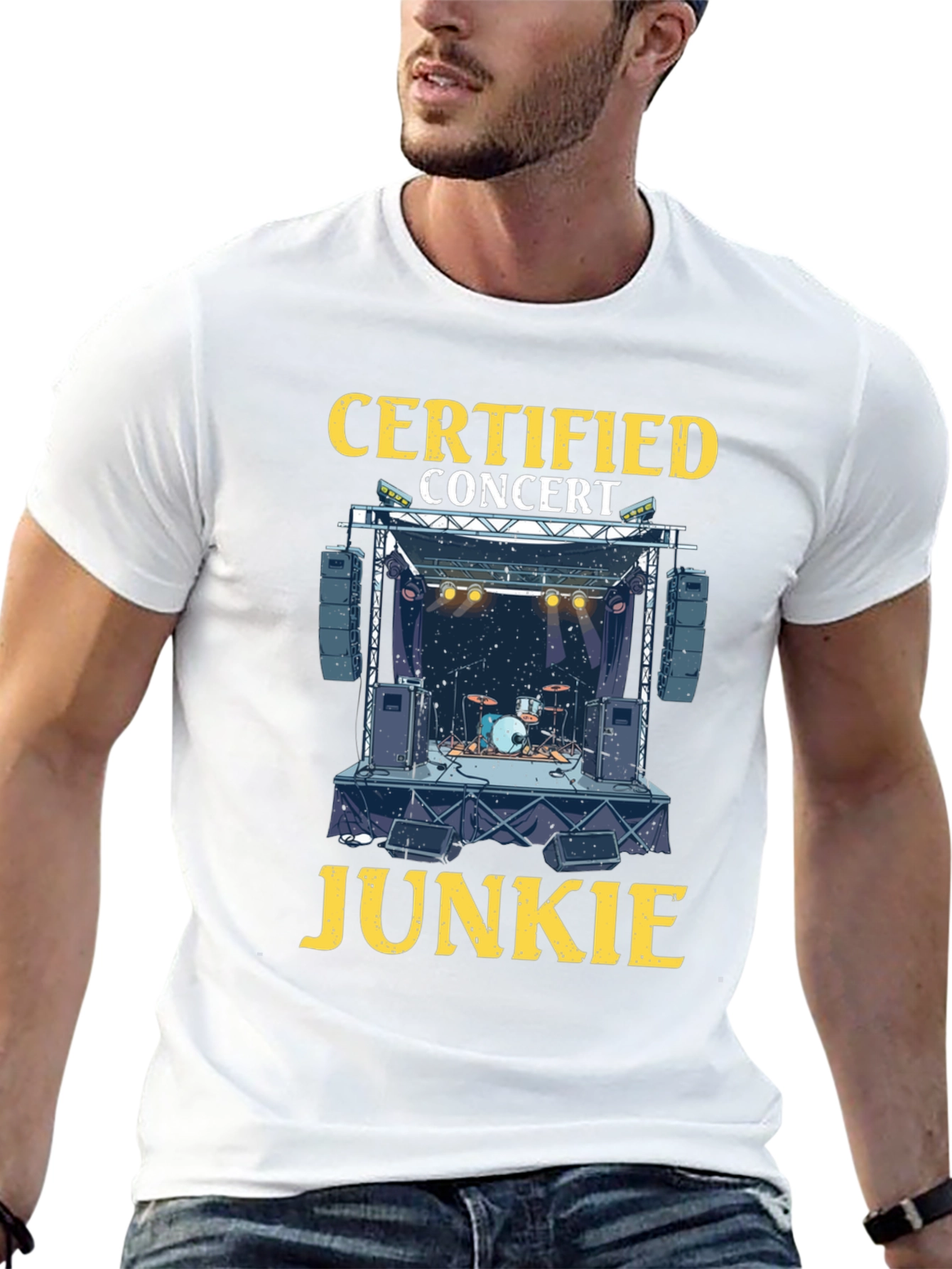 Certified Concert Junkie Graphic T-Shirt