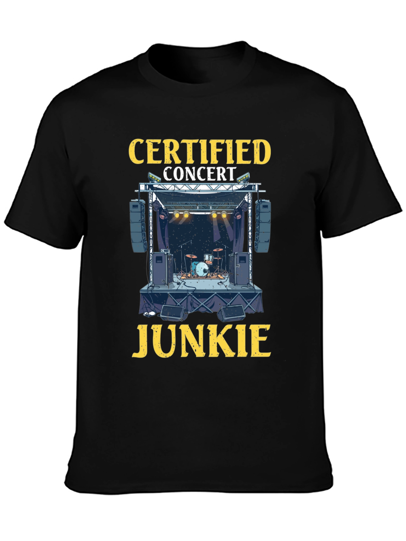 Certified Concert Junkie Graphic T-Shirt