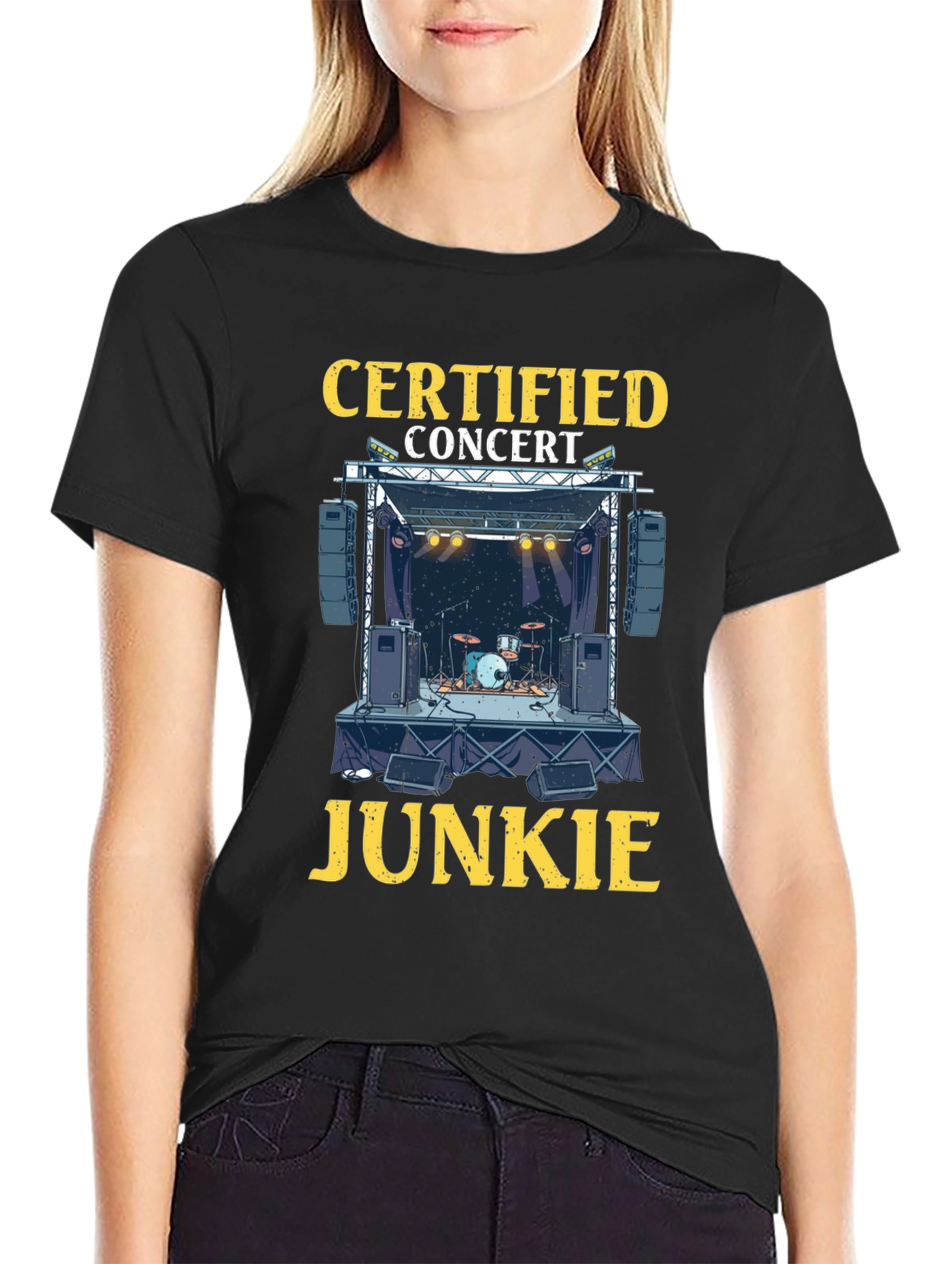 Certified Concert Junkie Graphic T-Shirt