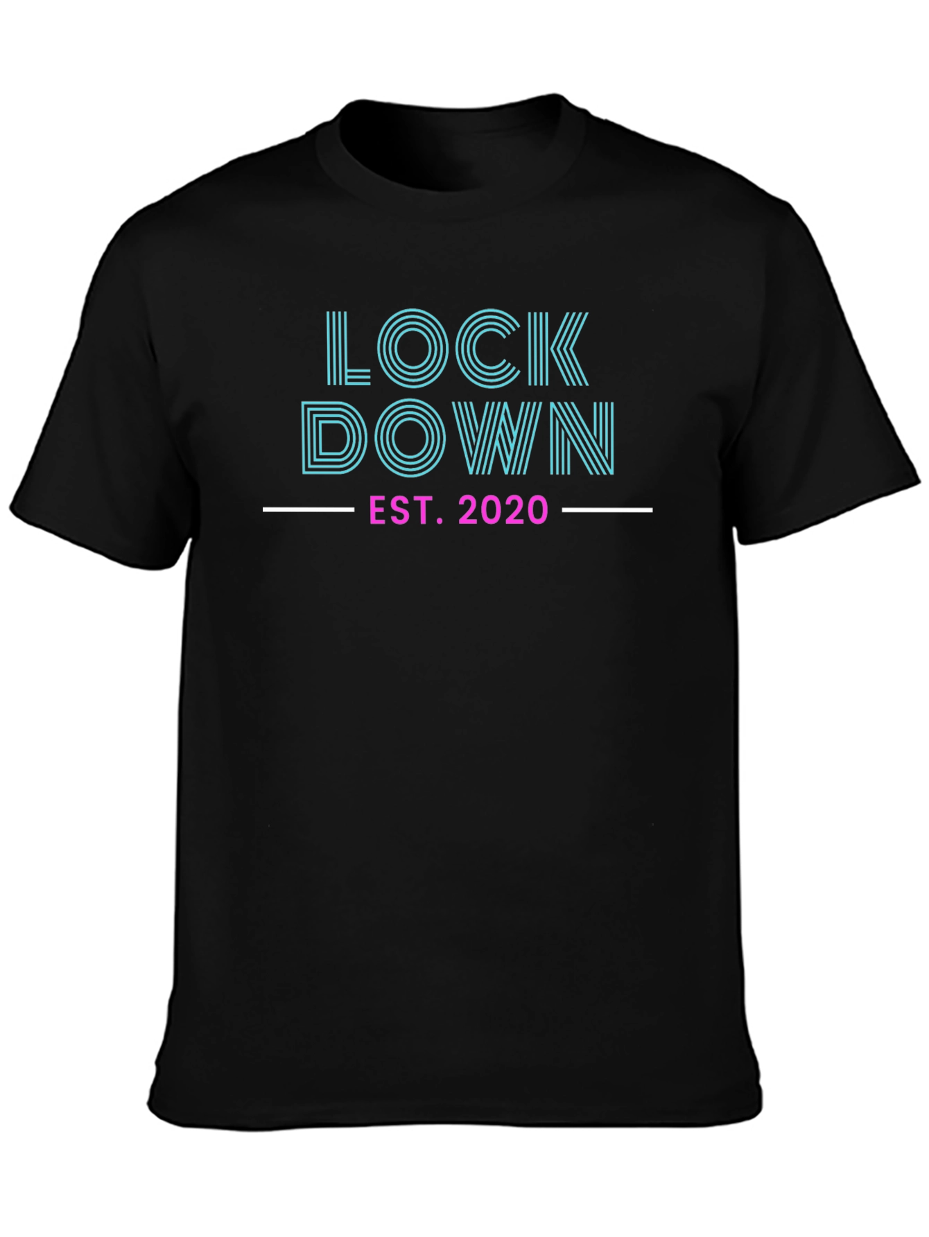 Lockdown 2020 Graphic Tee - Stylish Quarantine T-Shirt