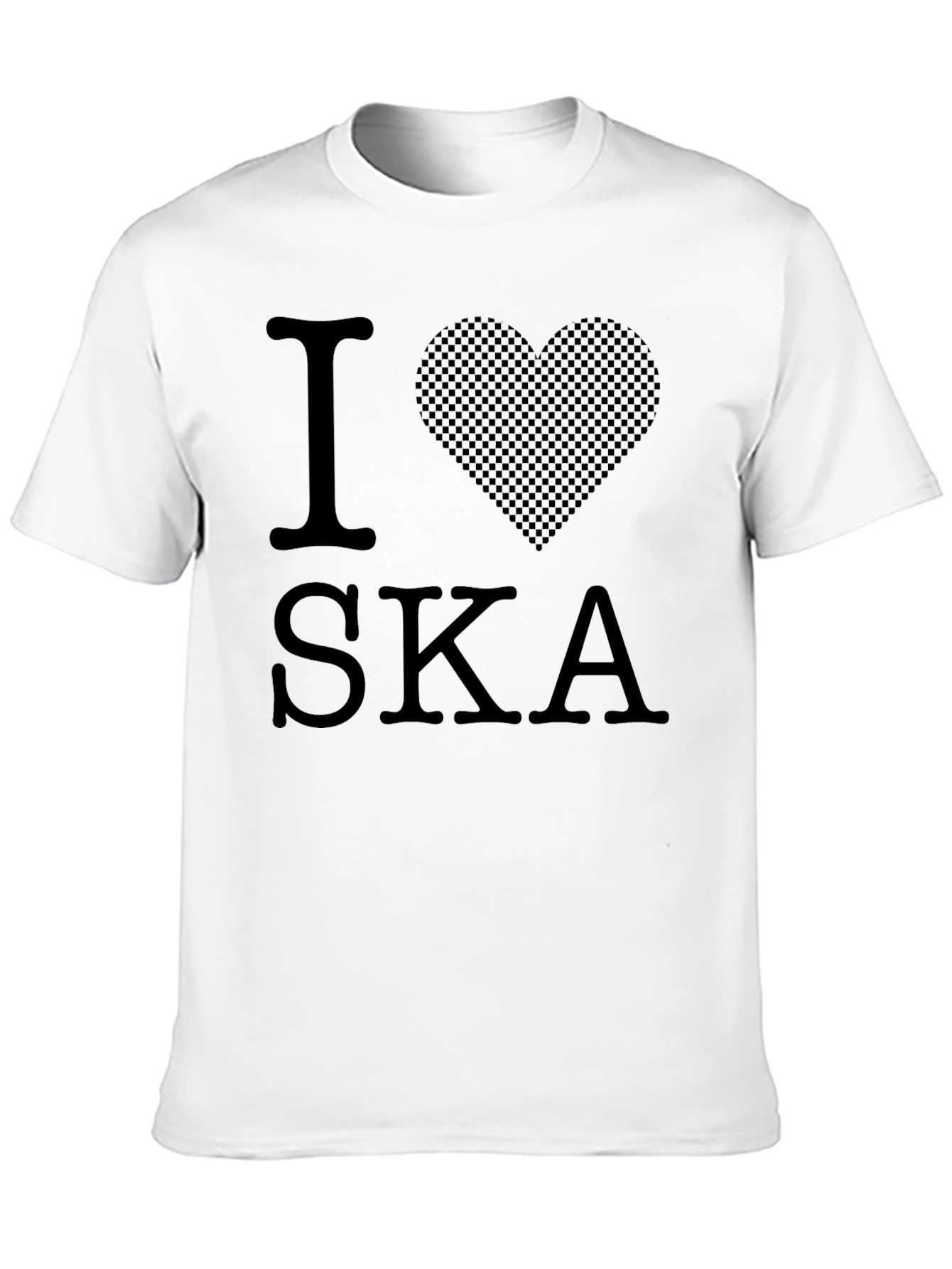 I Love Ska Black T-Shirt - Music Tee
