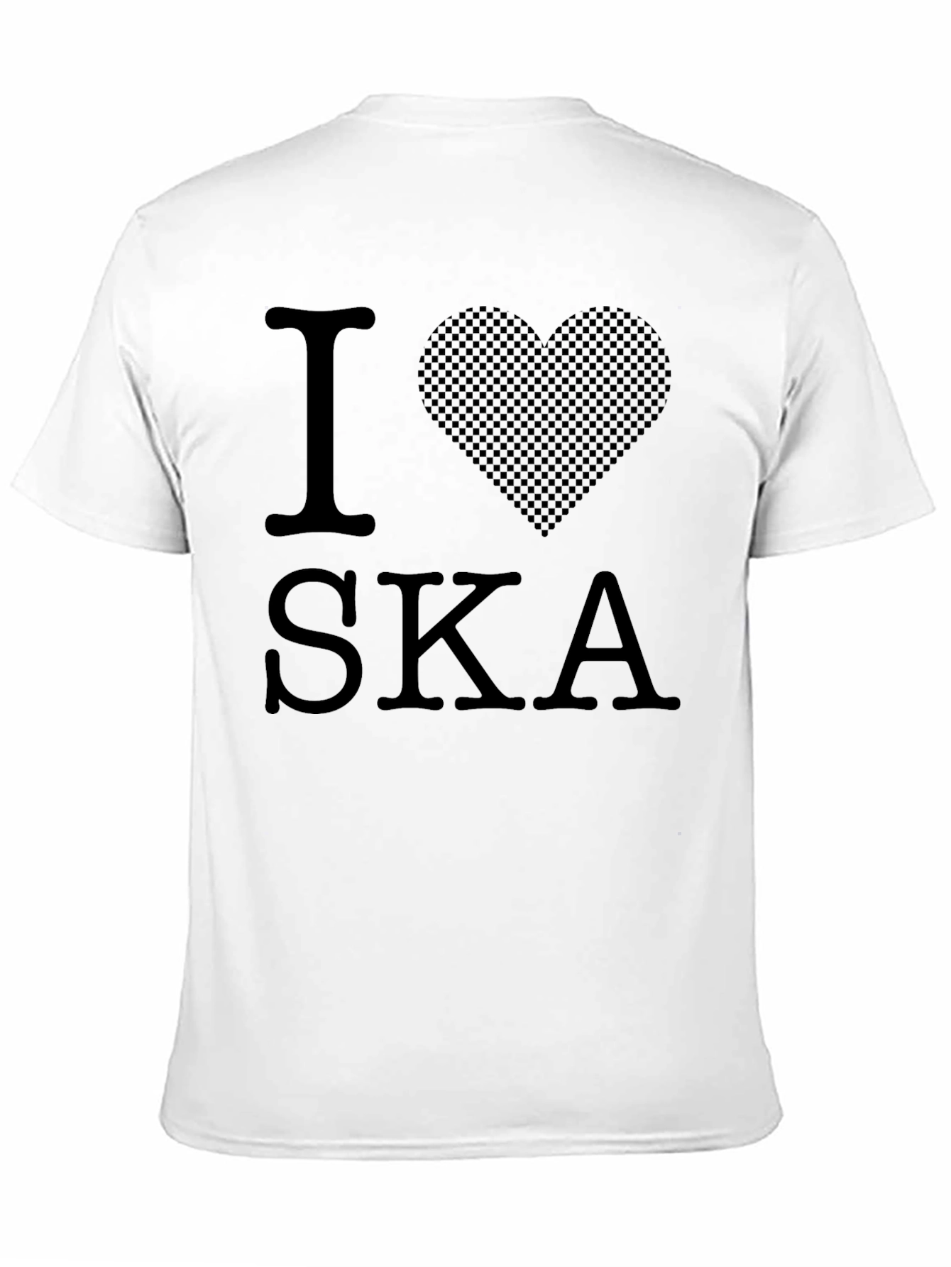 I Love Ska Black T-Shirt - Music Tee
