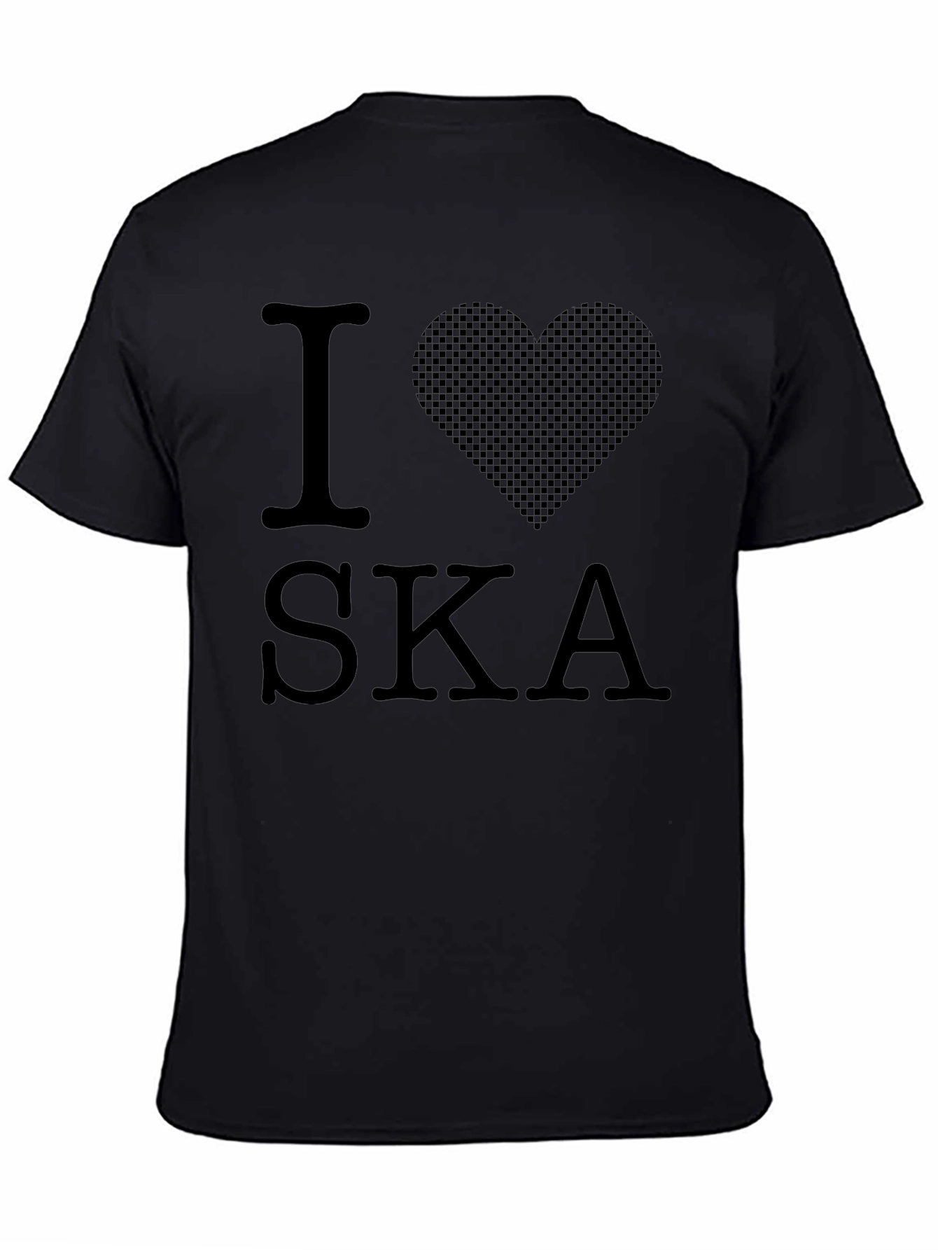 I Love Ska Black T-Shirt - Music Tee