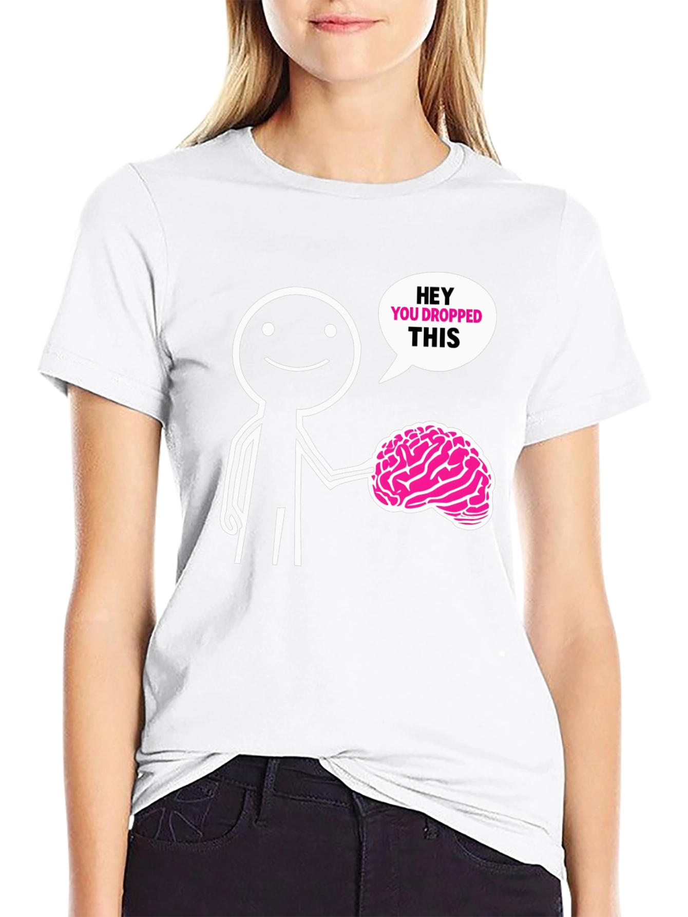Humorous Brain Drop T-Shirt
