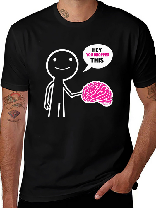 Humorous Brain Drop T-Shirt