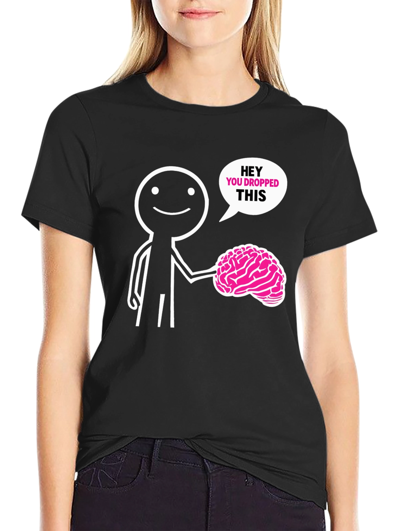 Humorous Brain Drop T-Shirt