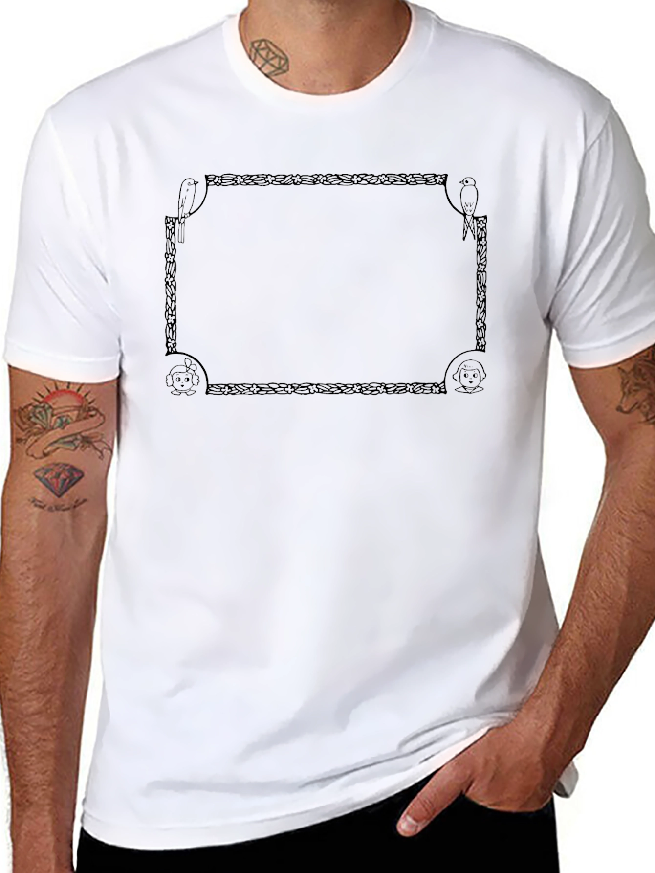 Mystic Frame Black Tee