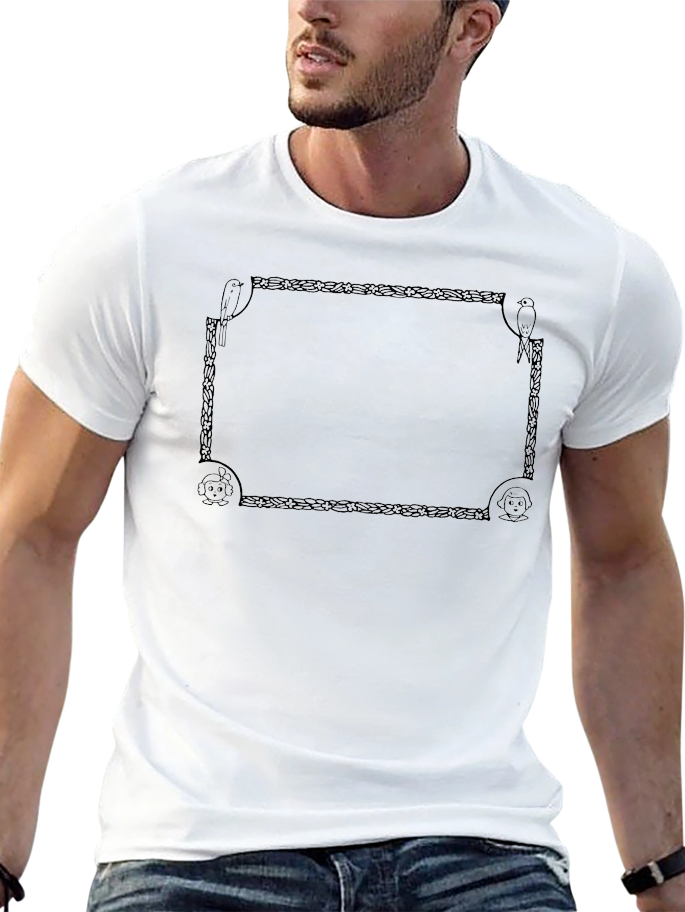 Mystic Frame Black Tee