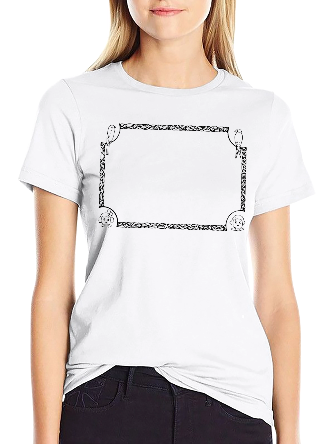 Mystic Frame Black Tee
