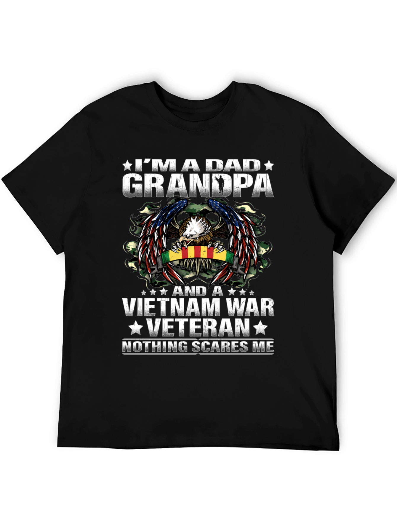 Vietnam War Veteran Dad Grandpa T-Shirt