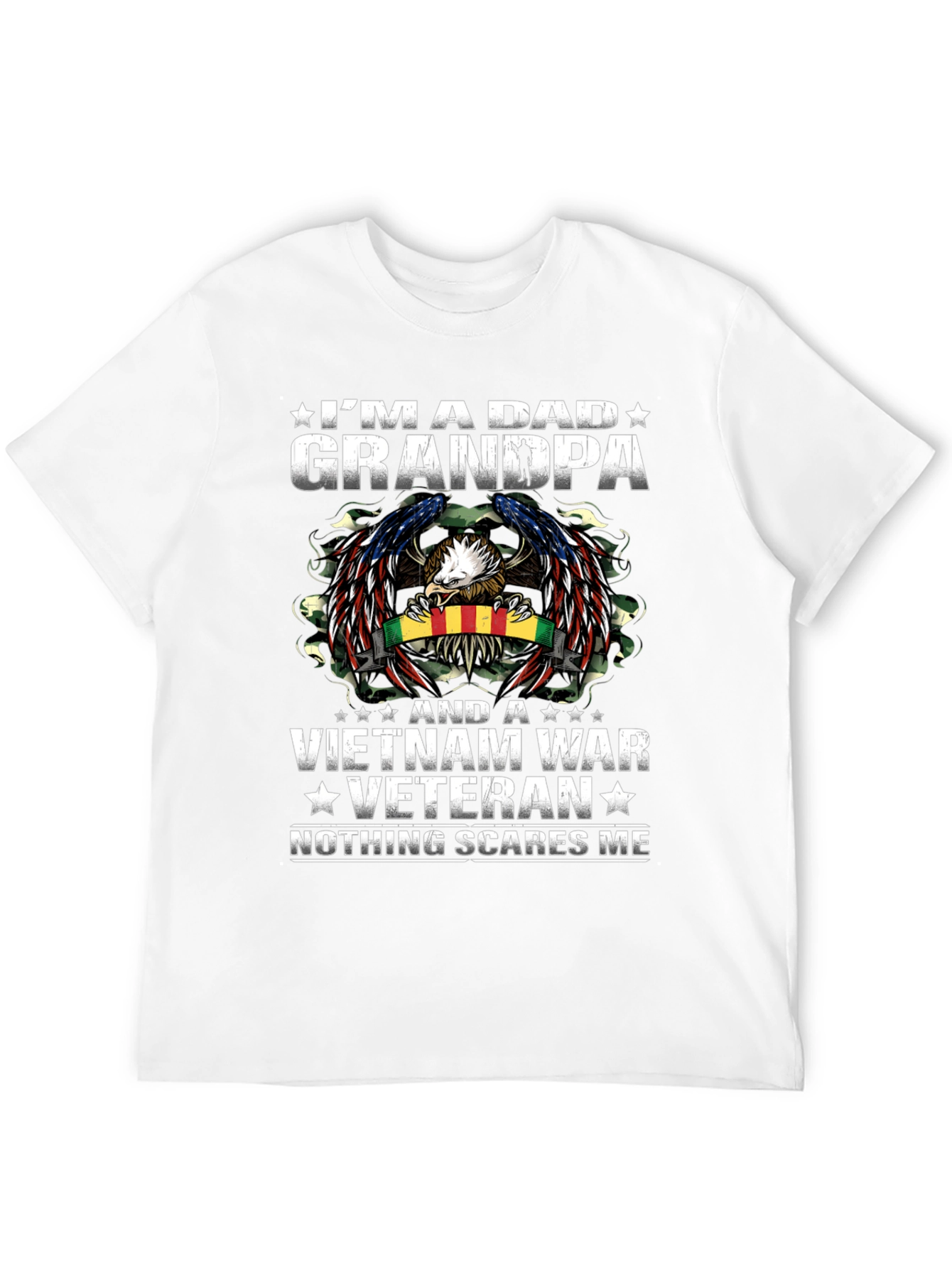 Vietnam War Veteran Dad Grandpa T-Shirt