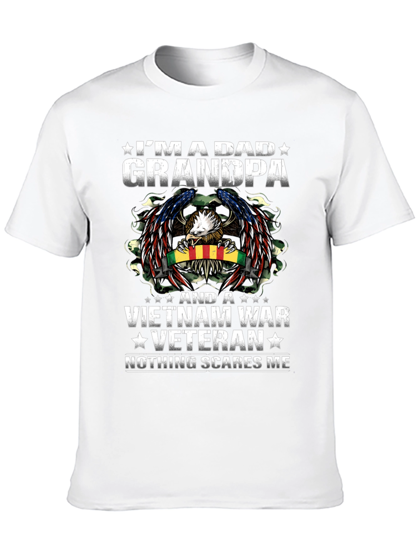 Vietnam War Veteran Dad Grandpa T-Shirt