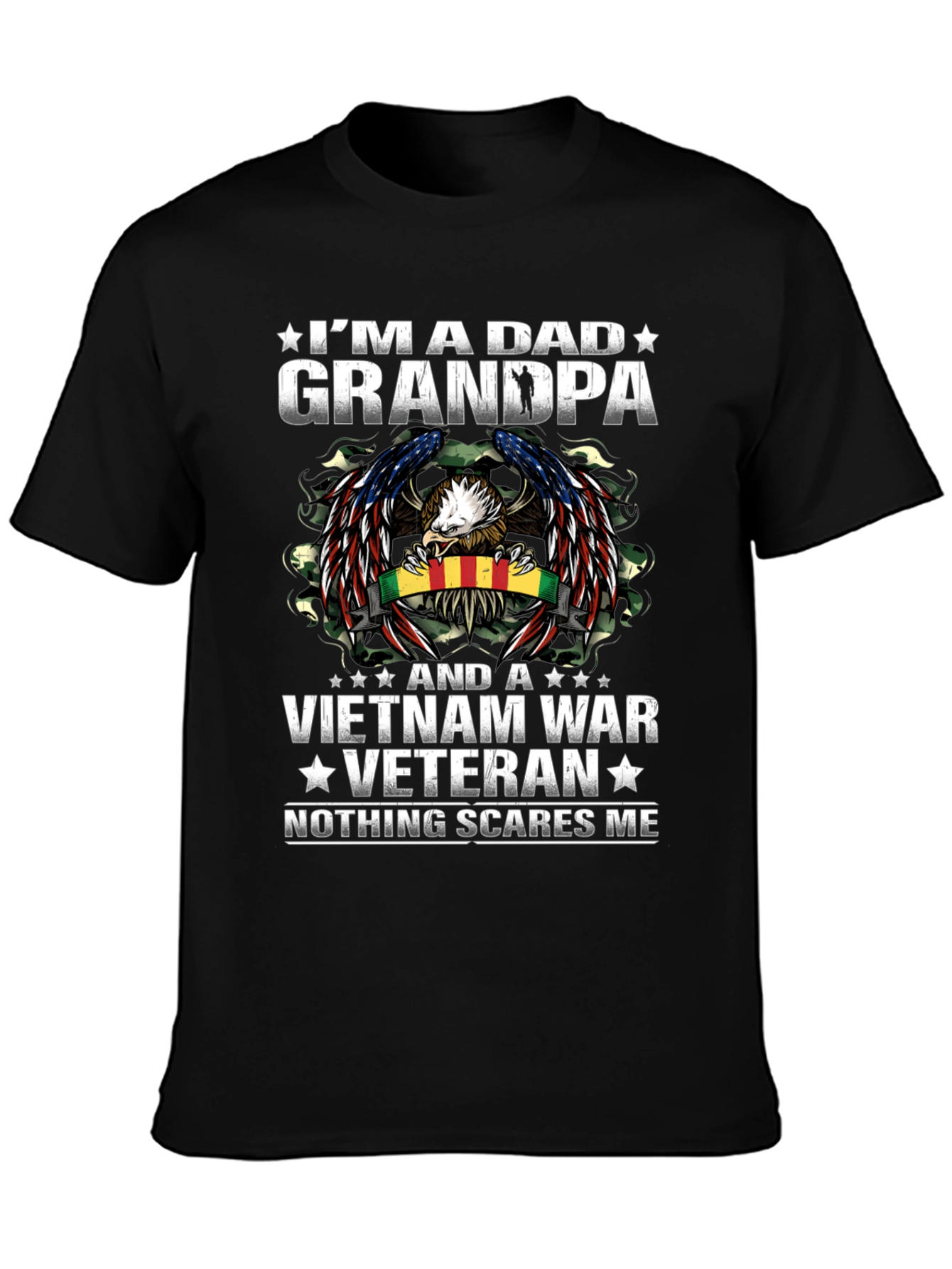Vietnam War Veteran Dad Grandpa T-Shirt