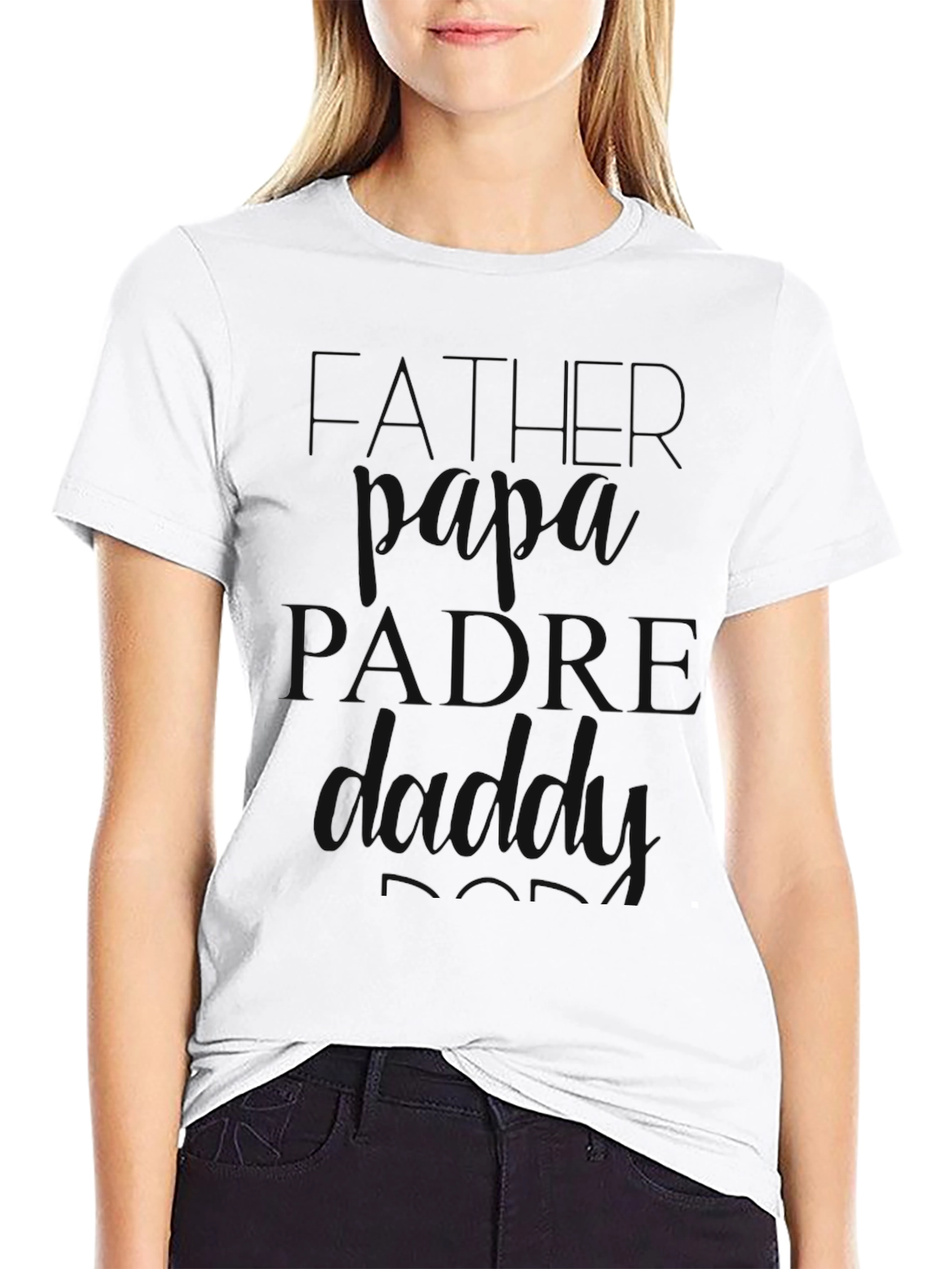 Father Dad T-Shirt - Stylish Black Tee