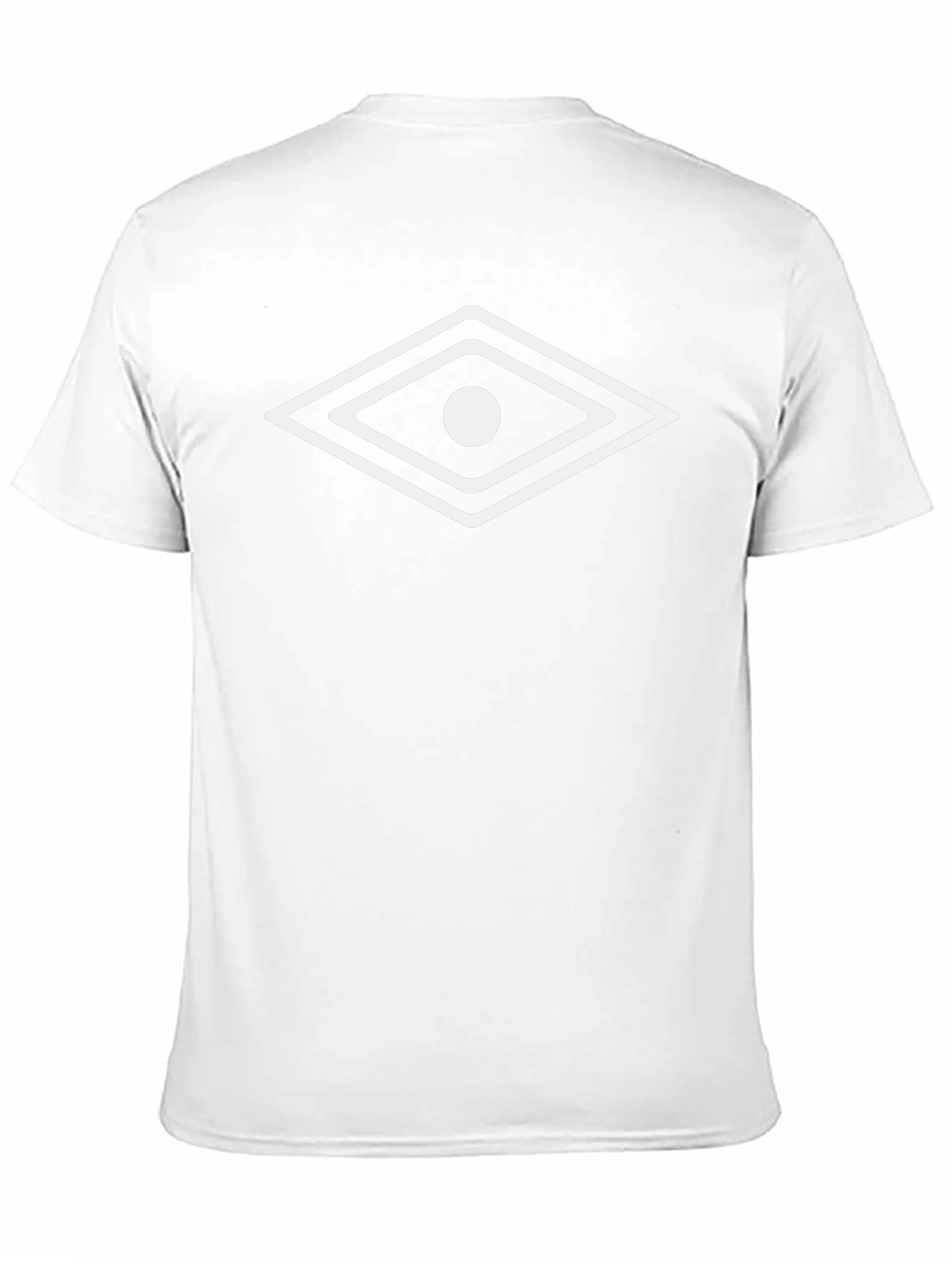Geometric Eye Graphic Black T-Shirt