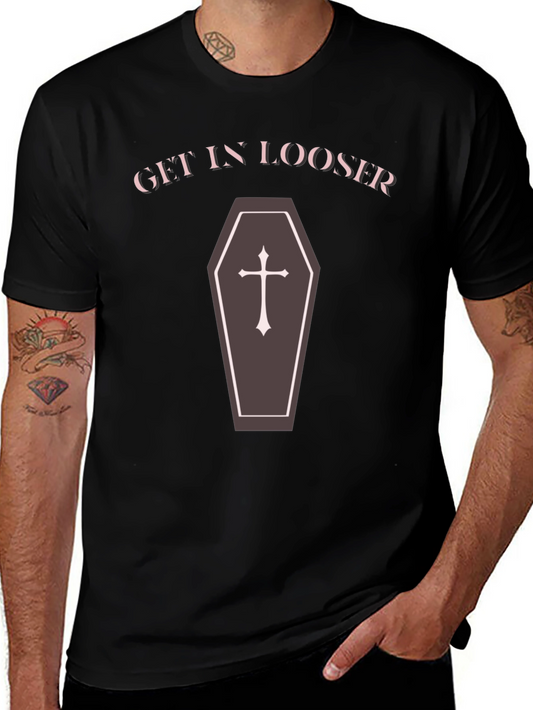 Get In Looser Coffin Graphic Tee