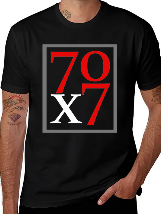 70x7 Graphic Tee - Bold Design Soft Cotton