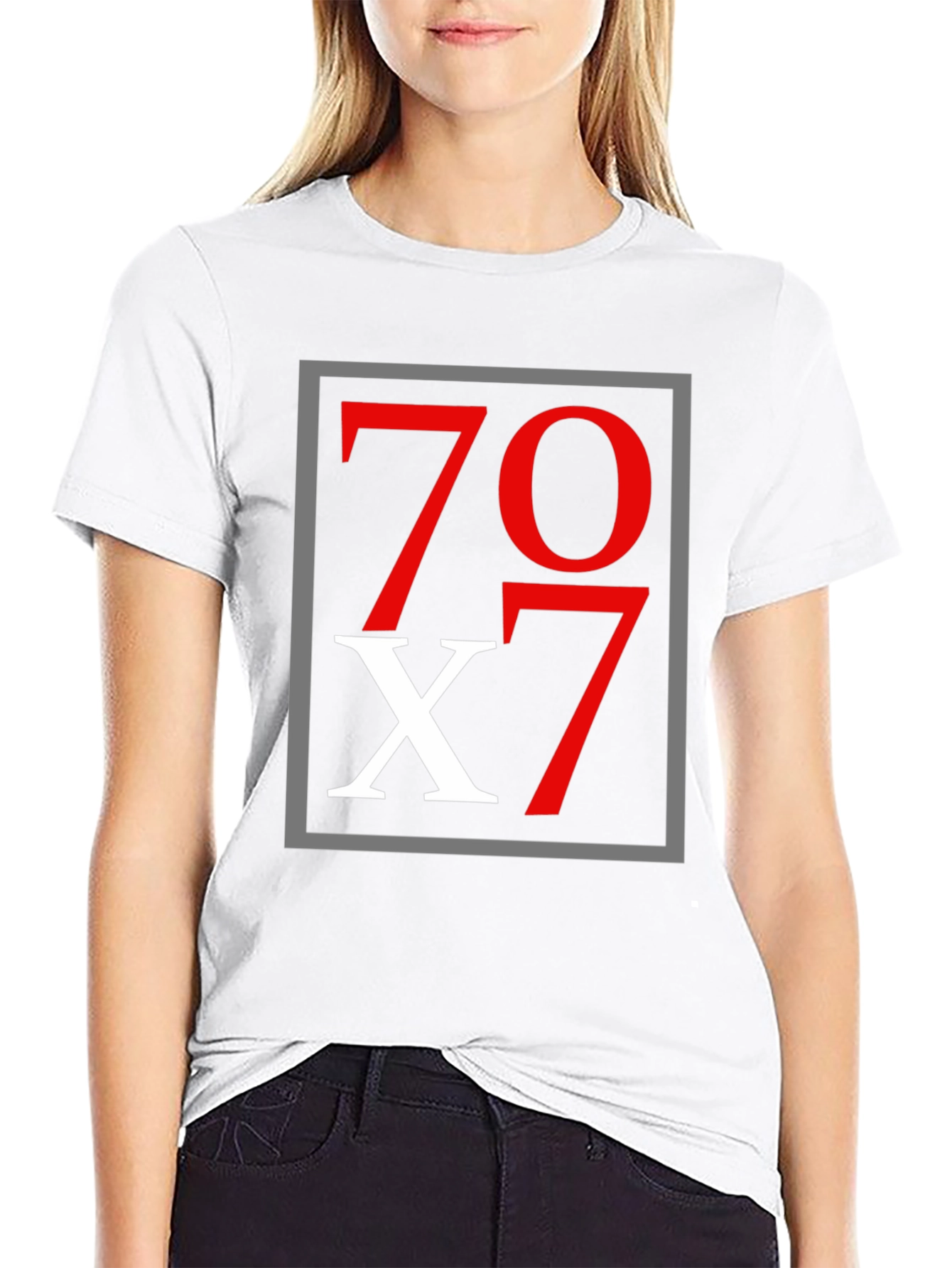 70x7 Graphic Tee - Bold Design Soft Cotton