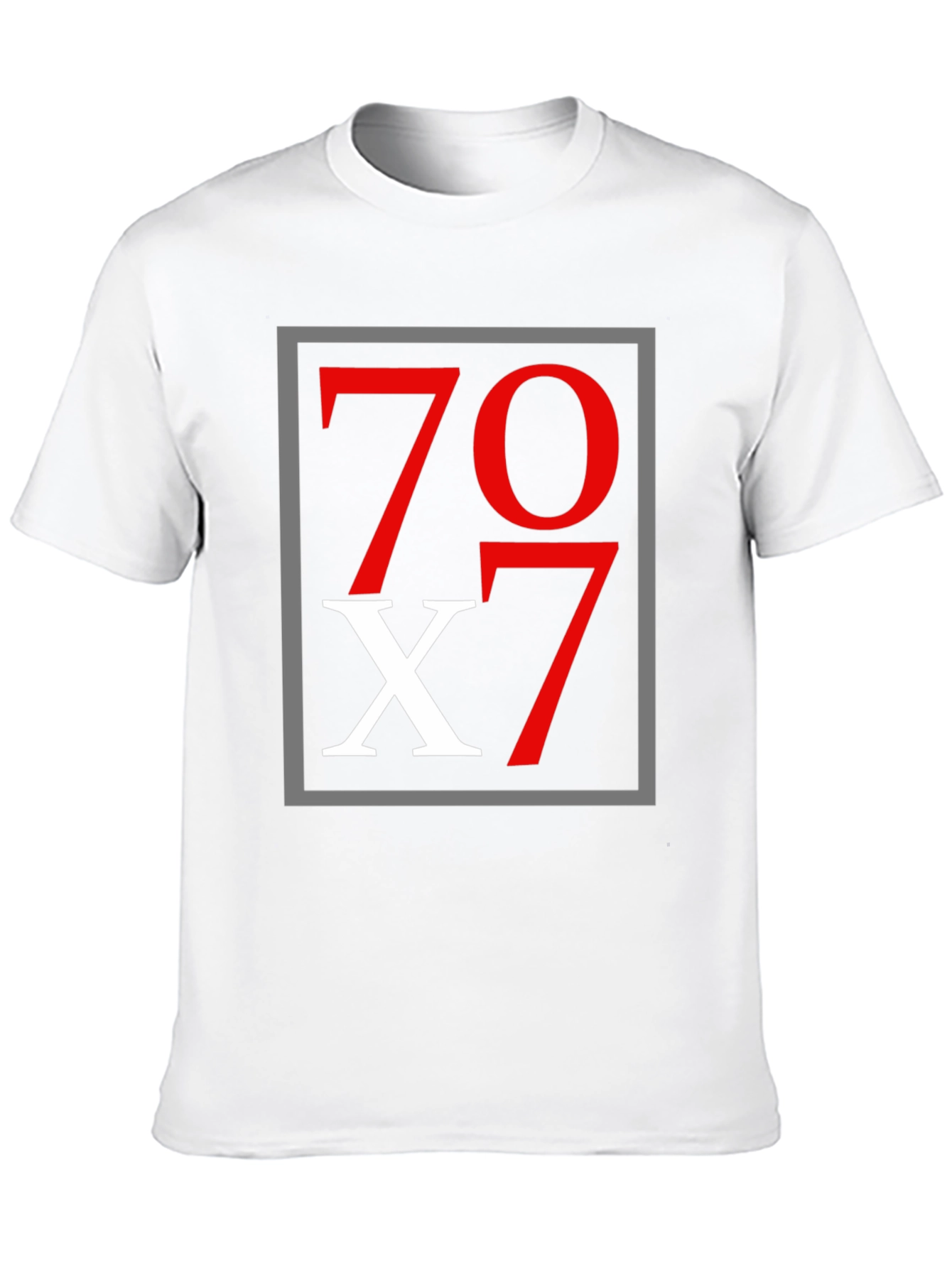 70x7 Graphic Tee - Bold Design Soft Cotton
