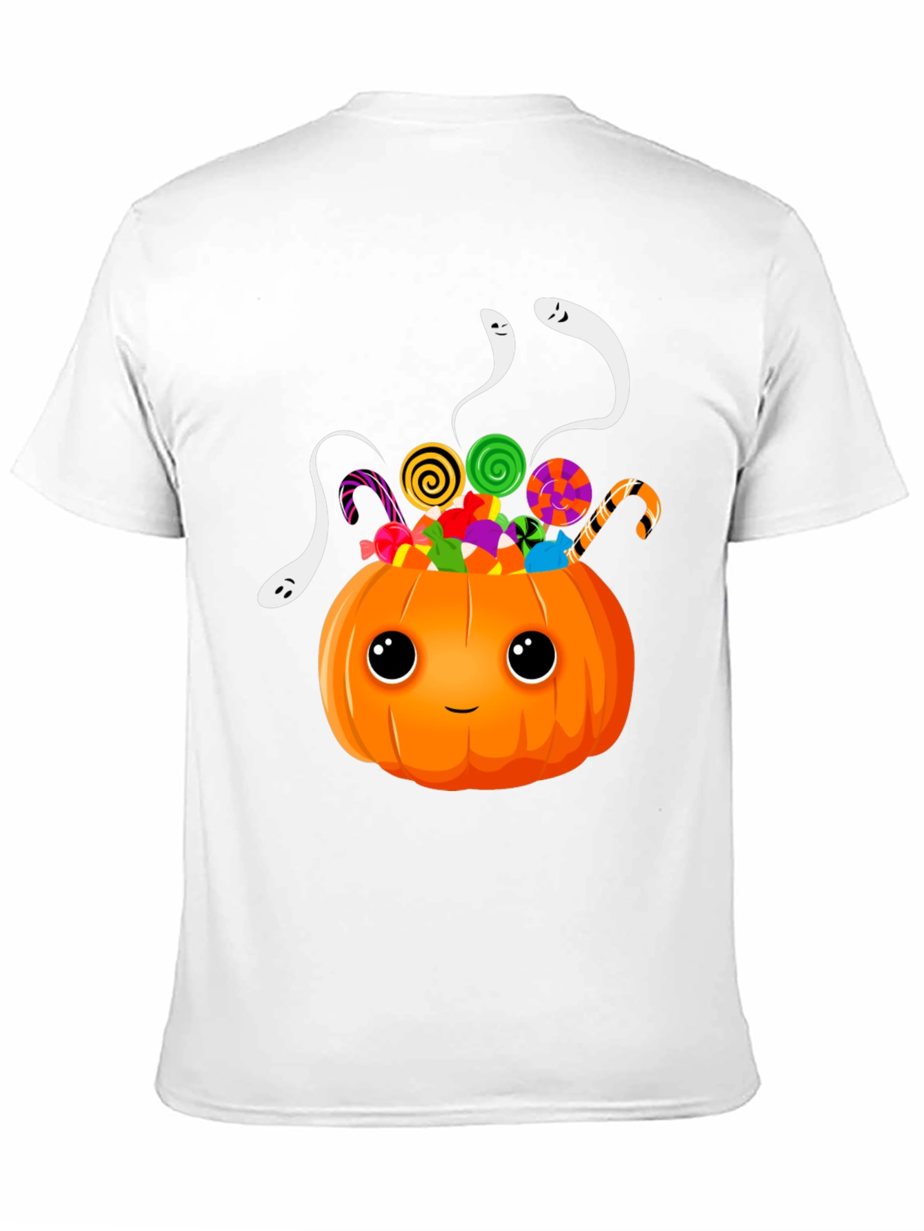 Halloween Pumpkin Candy & Ghosts T-Shirt