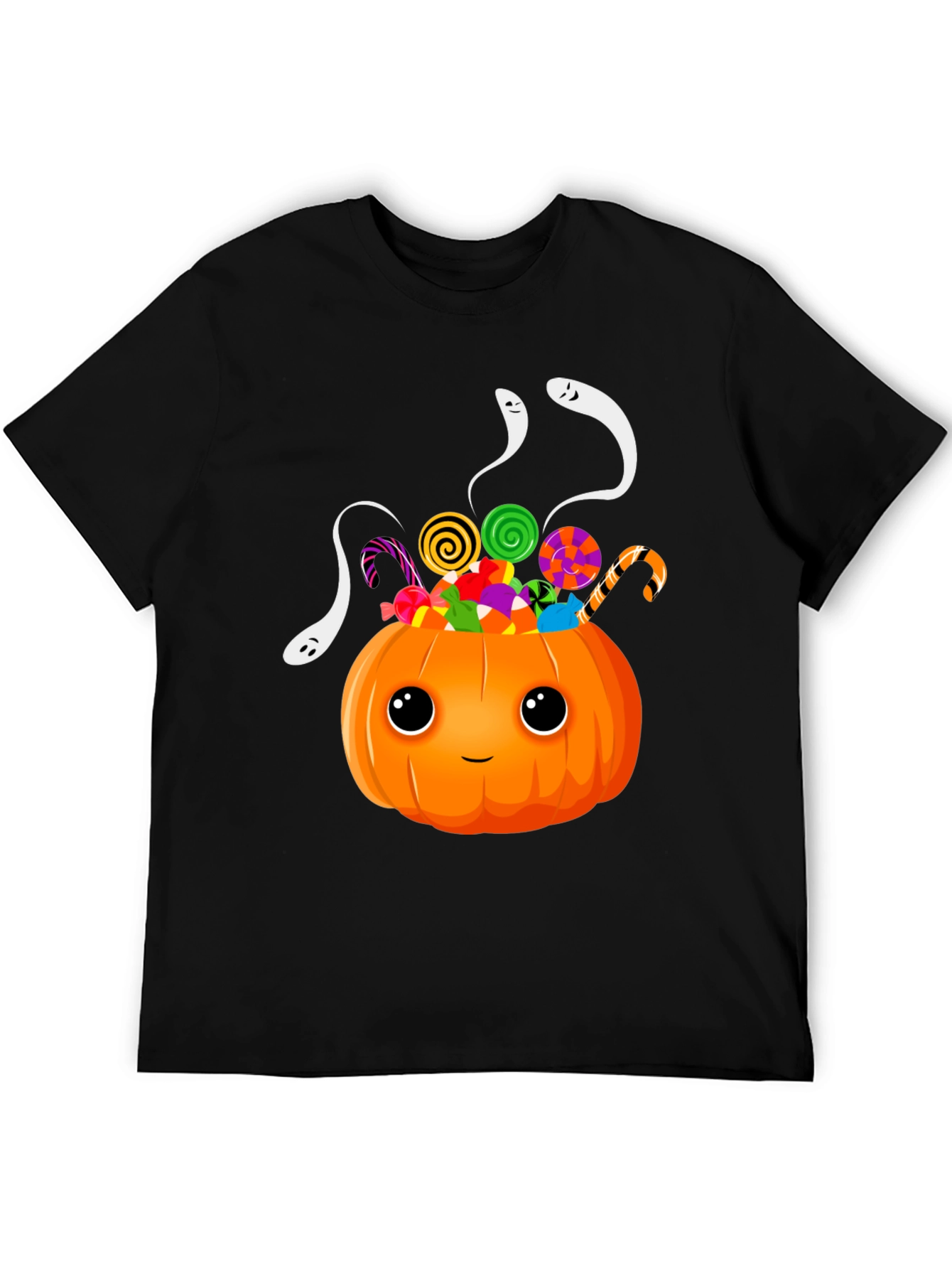 Halloween Pumpkin Candy & Ghosts T-Shirt