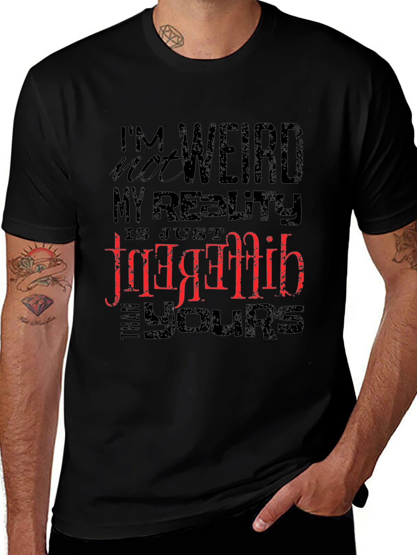 Im Not Weird T-Shirt - Unique Graphic Tee