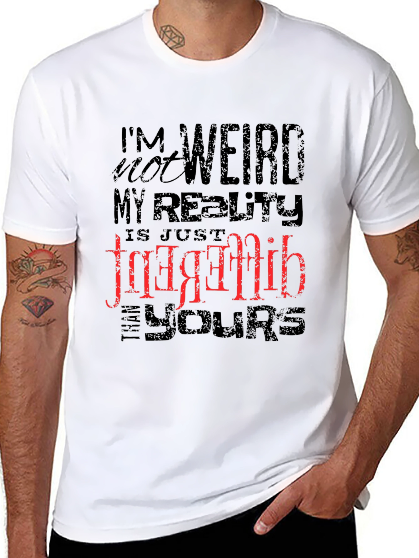 Im Not Weird T-Shirt - Unique Graphic Tee