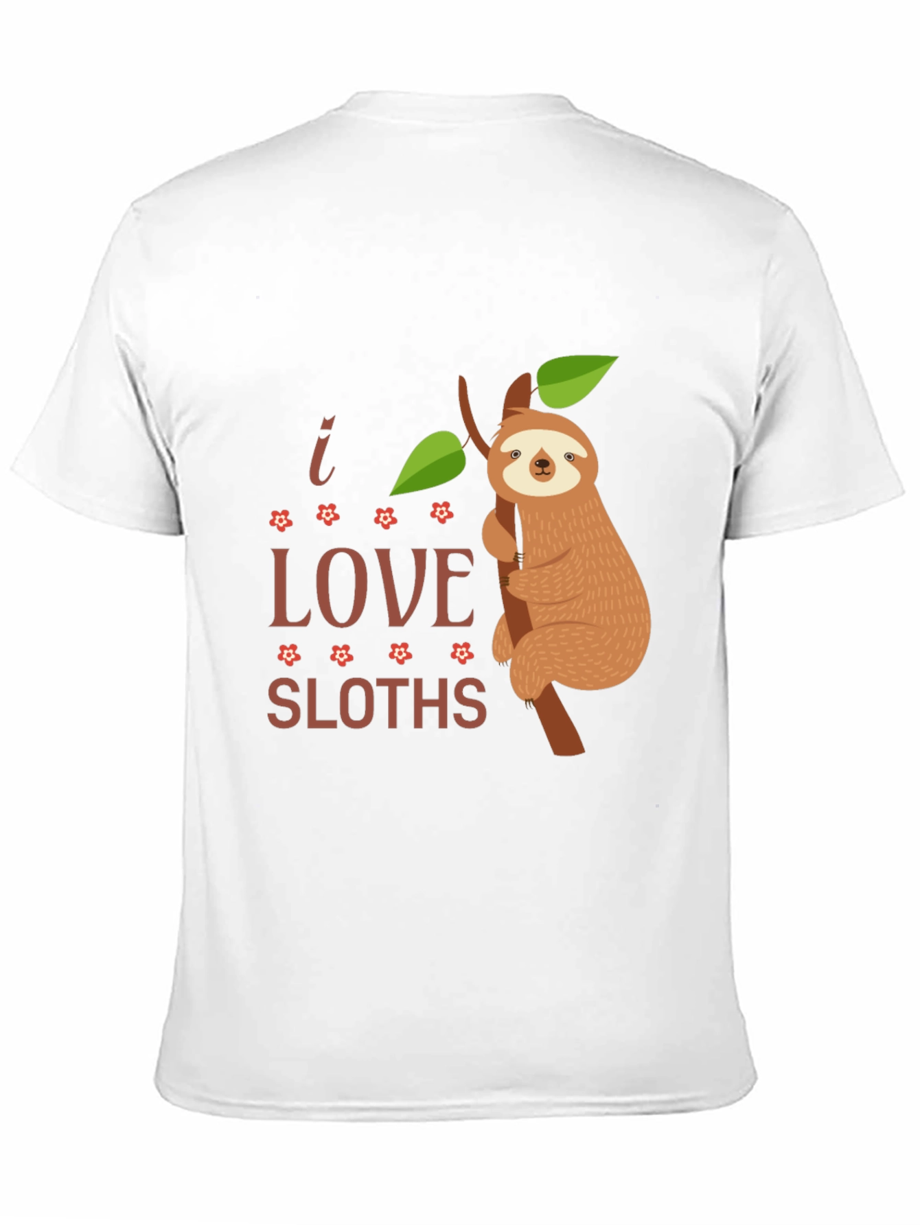 I Love Sloths Graphic Tee