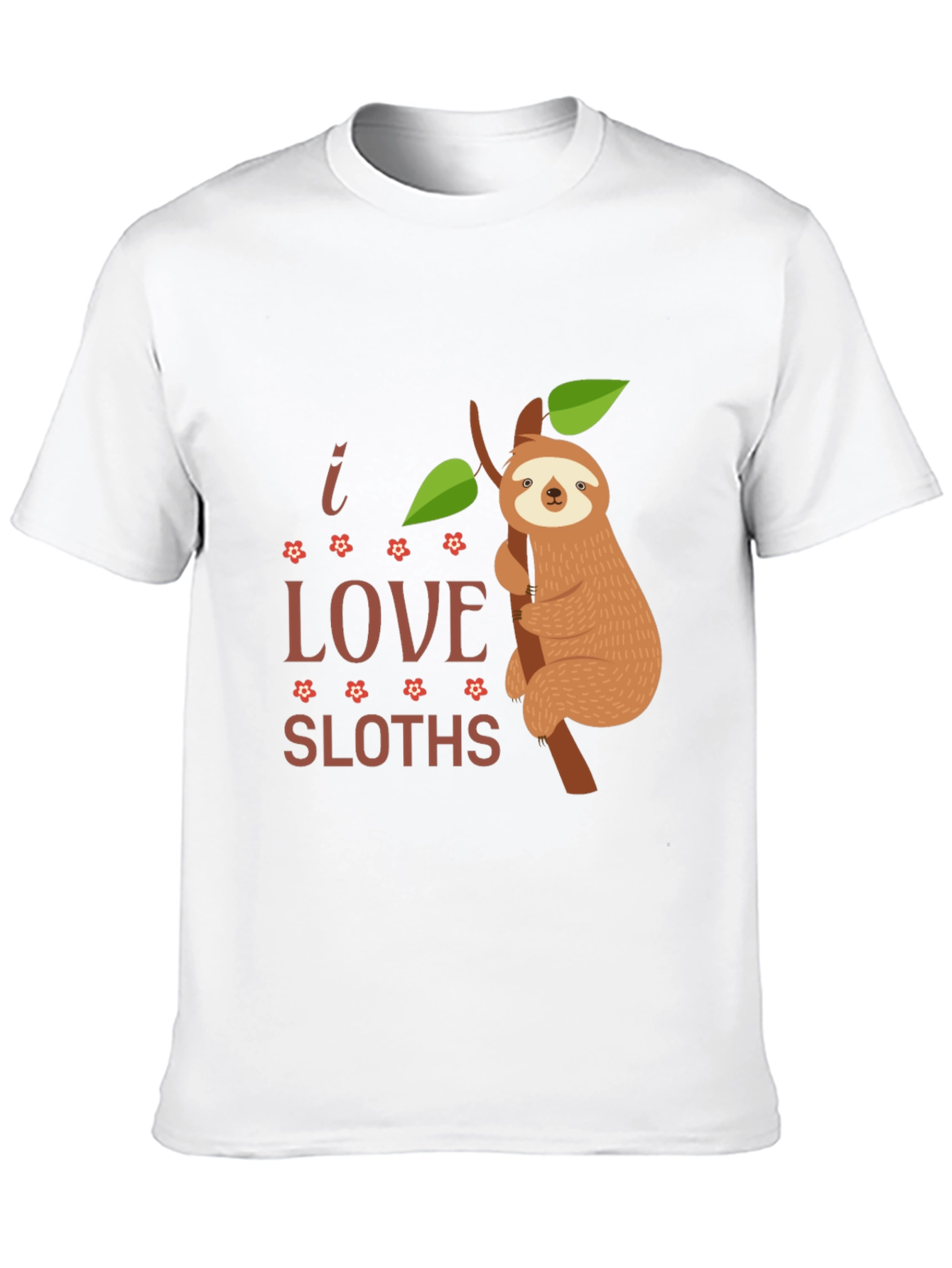 I Love Sloths Graphic Tee