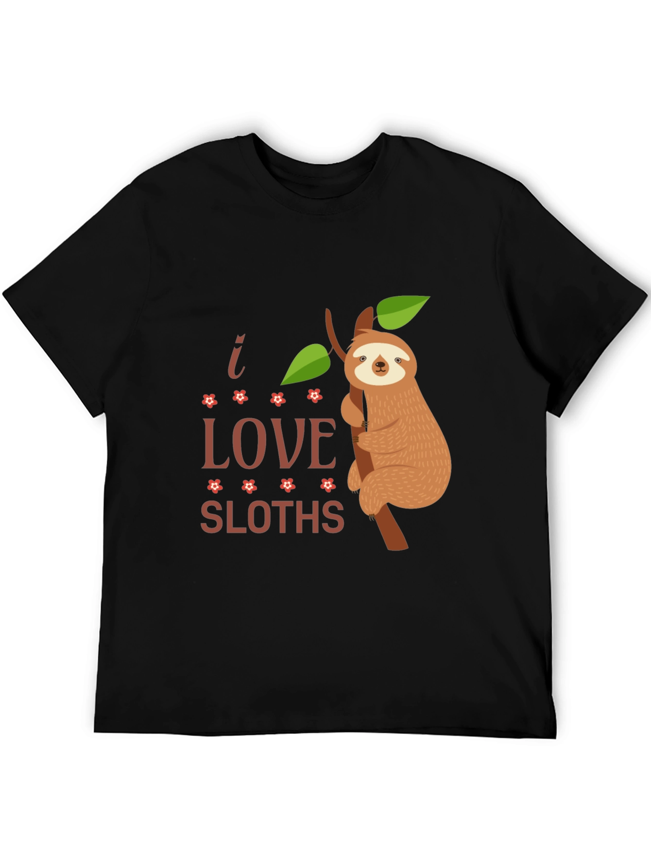 I Love Sloths Graphic Tee