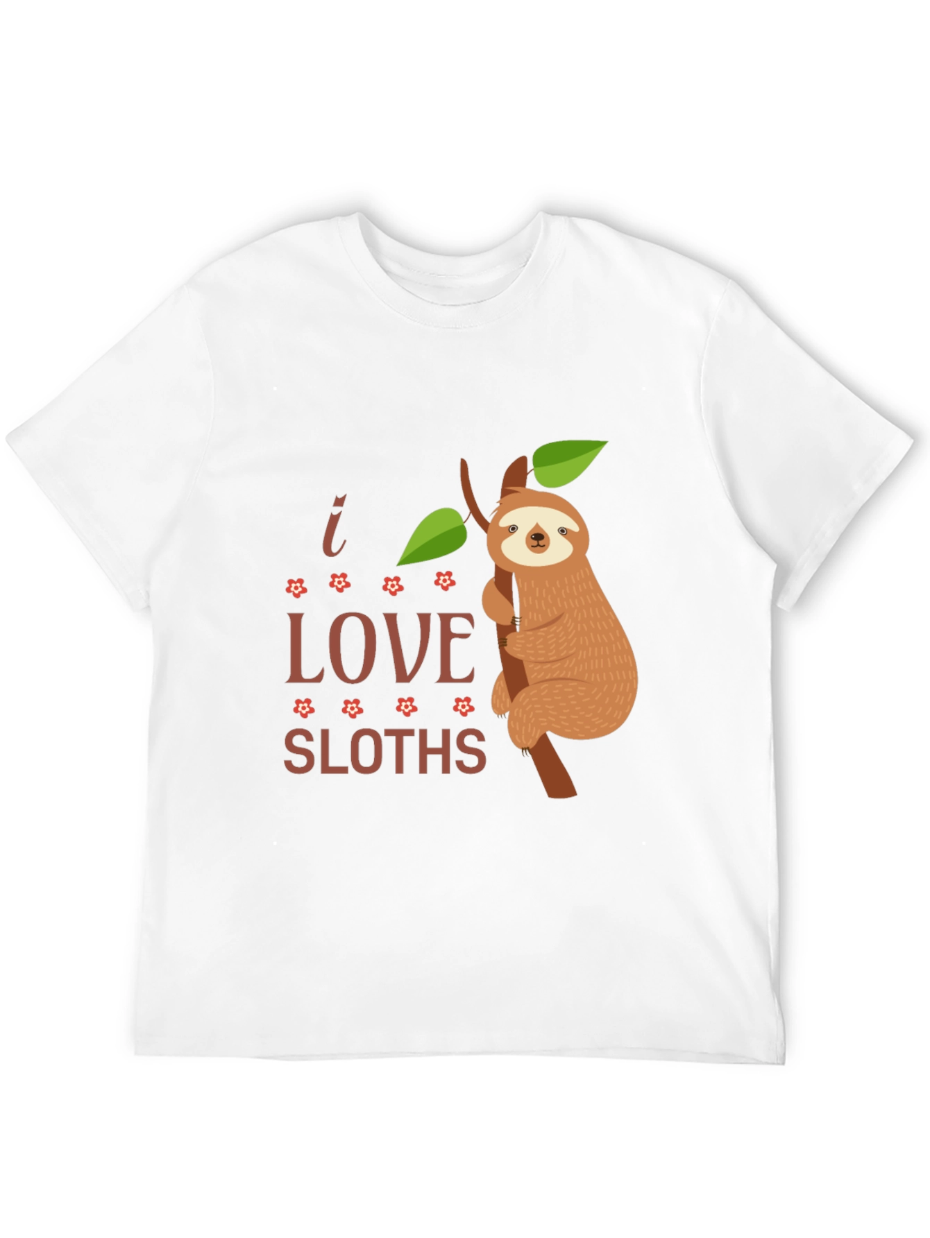 I Love Sloths Graphic Tee