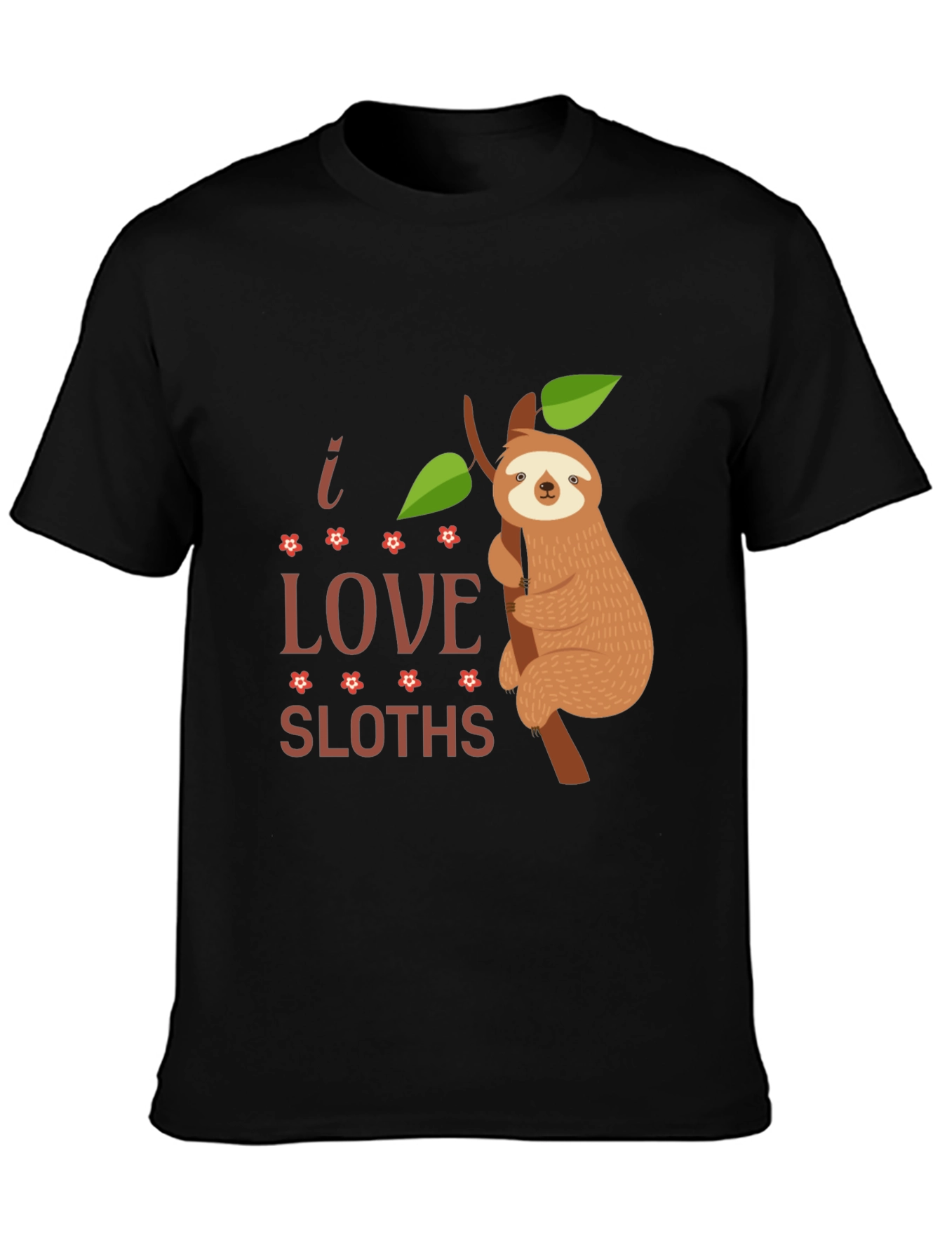 I Love Sloths Graphic Tee