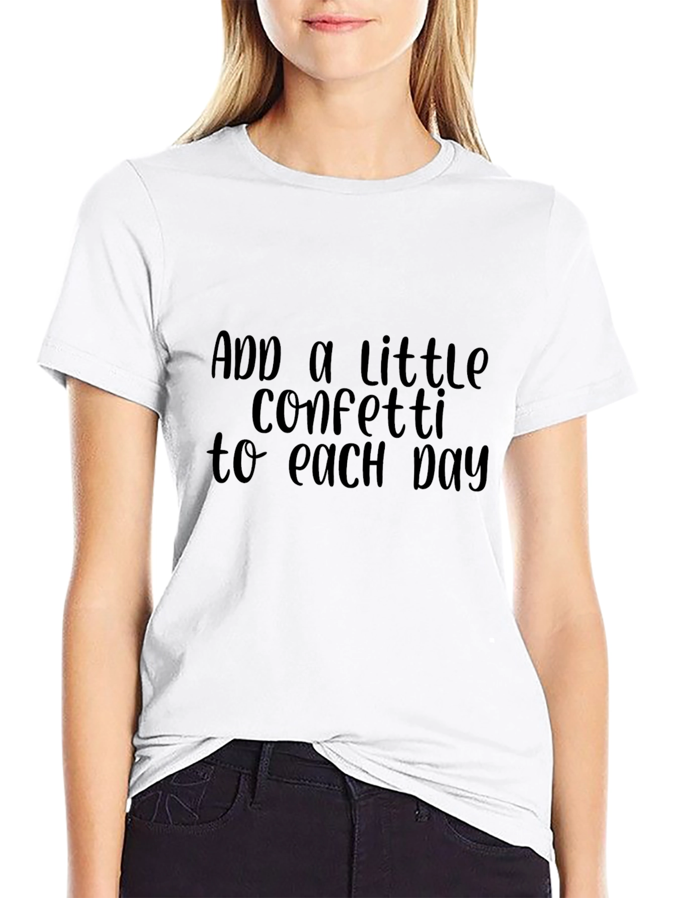 Confetti Day T-Shirt - Positive Vibes Tee