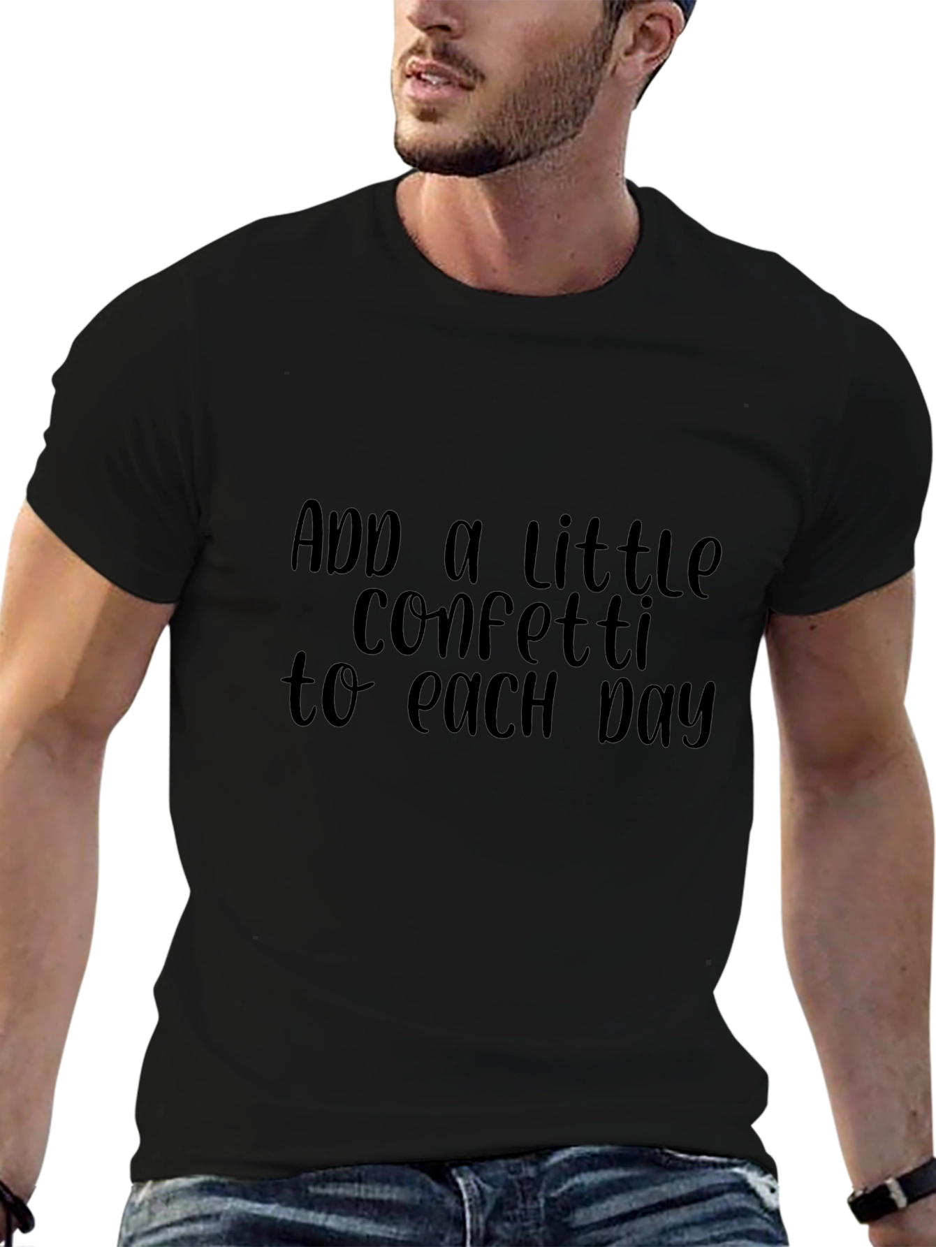 Confetti Day T-Shirt - Positive Vibes Tee