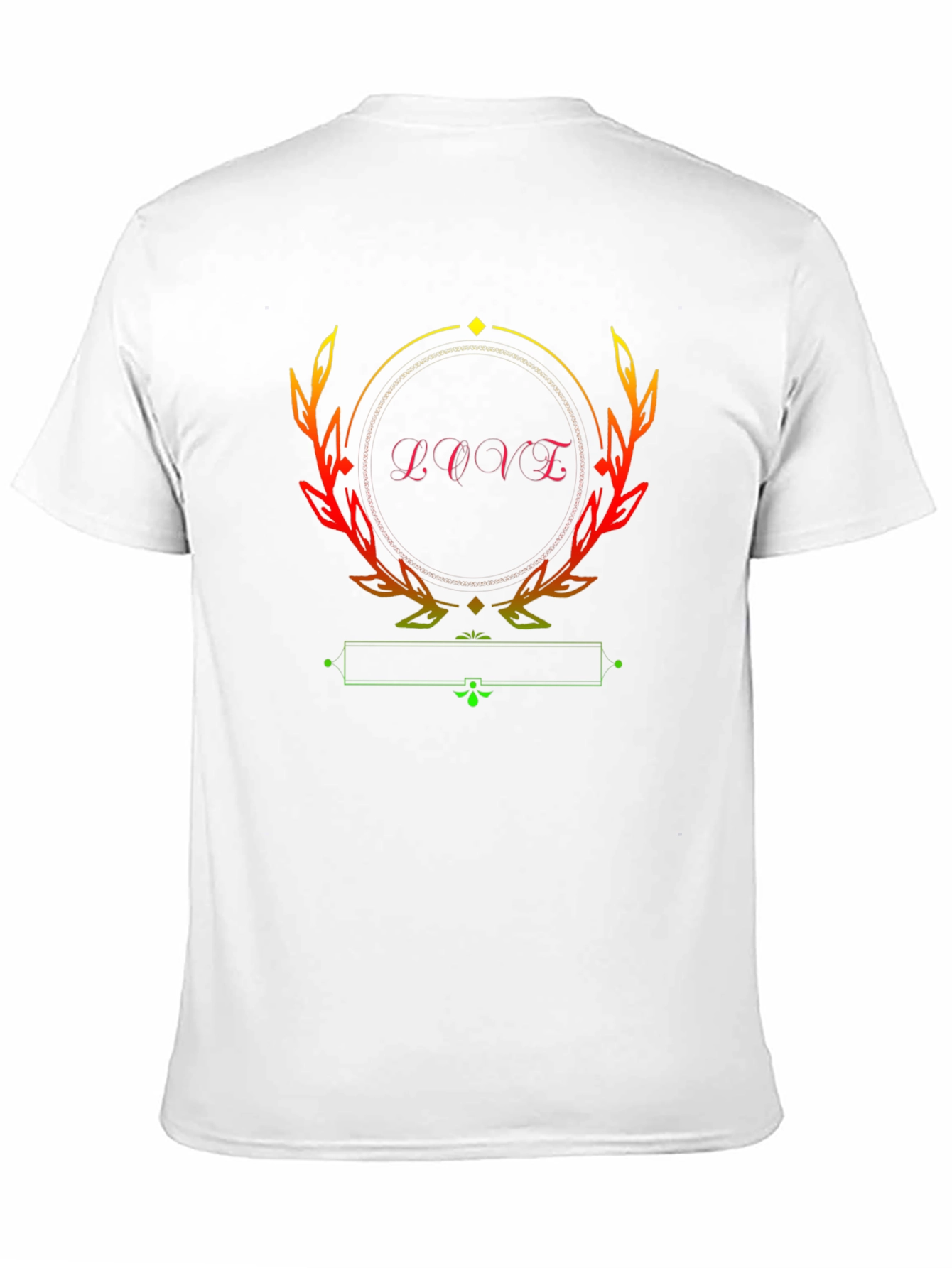 Love Graphic Print Black T-Shirt